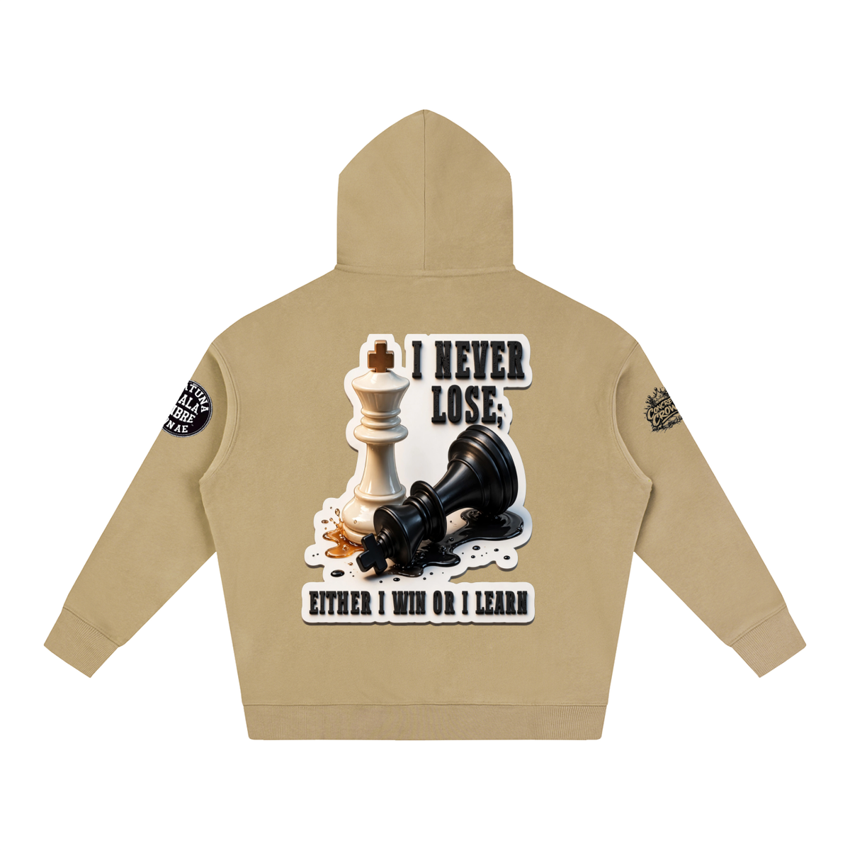 The Last Move Oversize Fleeced Hoodie