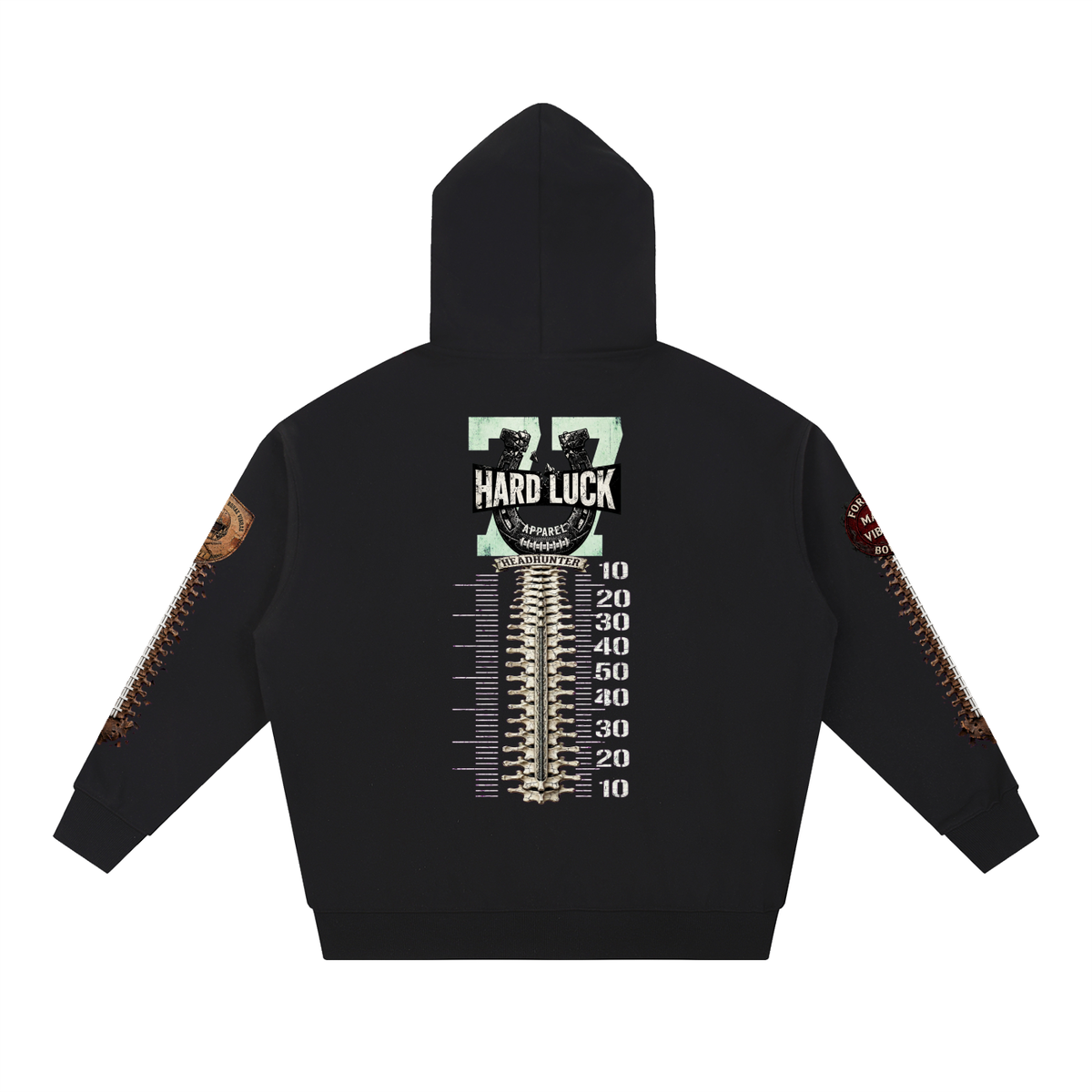 GRIDIRON GUT CHECK — HEADHUNTER 77 CAPTAIN HEAVYWEIGHT HOODIE