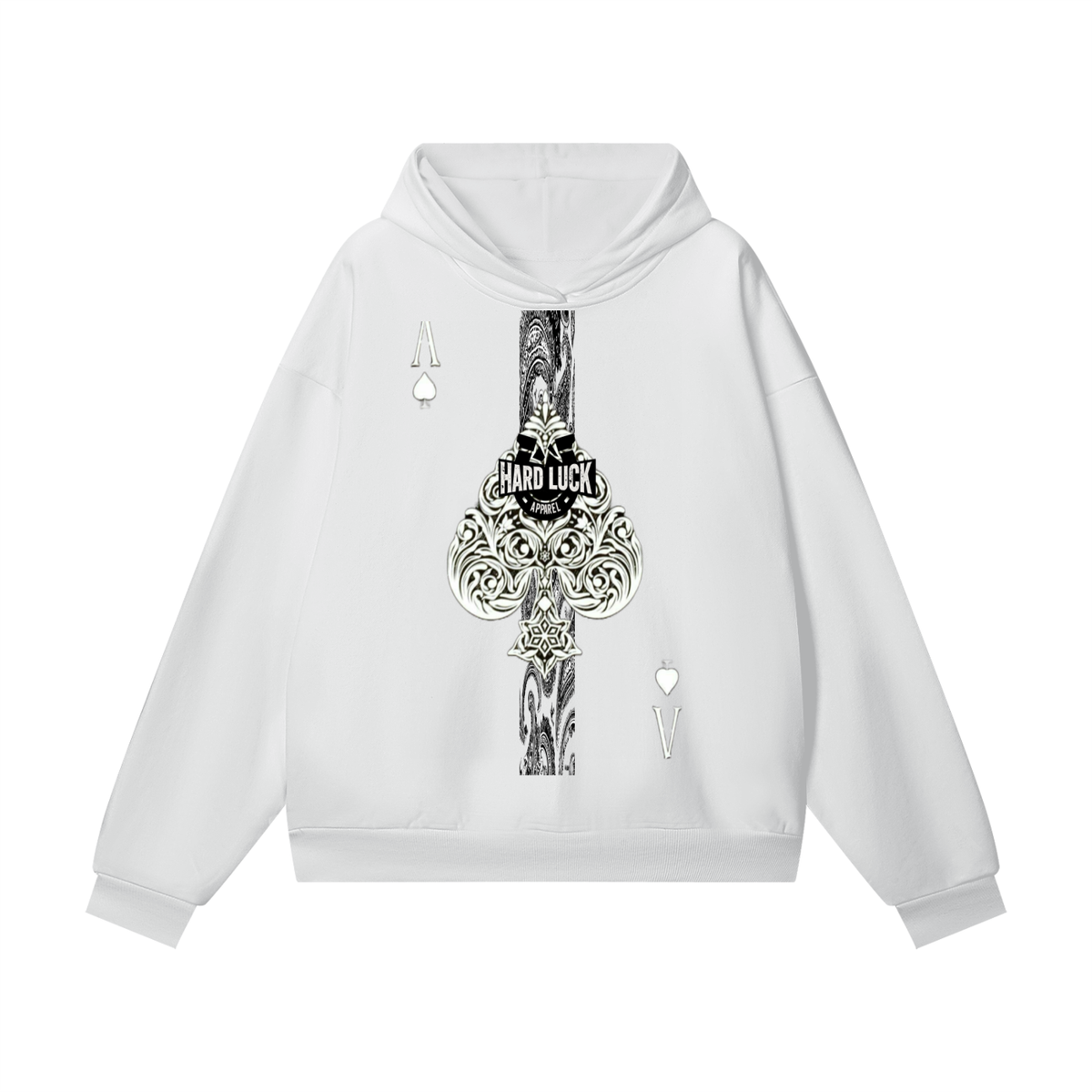 Noir Refined Uptown Ace  Heavyweight Hidden Pocket Fleece Hoodie