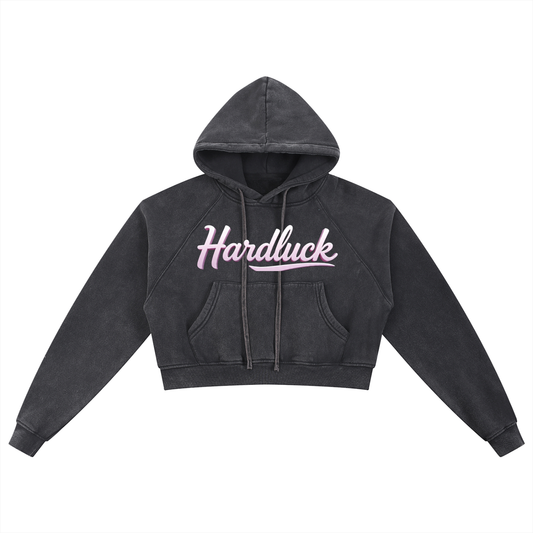 The Lavender Virgo Show  Cropped Hoodie