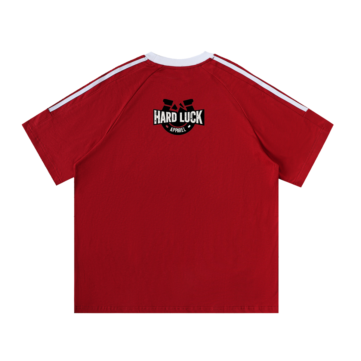 Smoked kings Contrast Tape Crewneck Cotton T-Shirt
