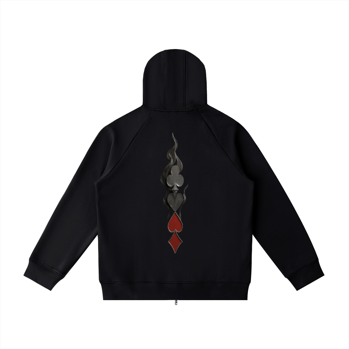 Hard Luck Apparel- Uptown Ace  Heavyweight Full Zip Hoodie