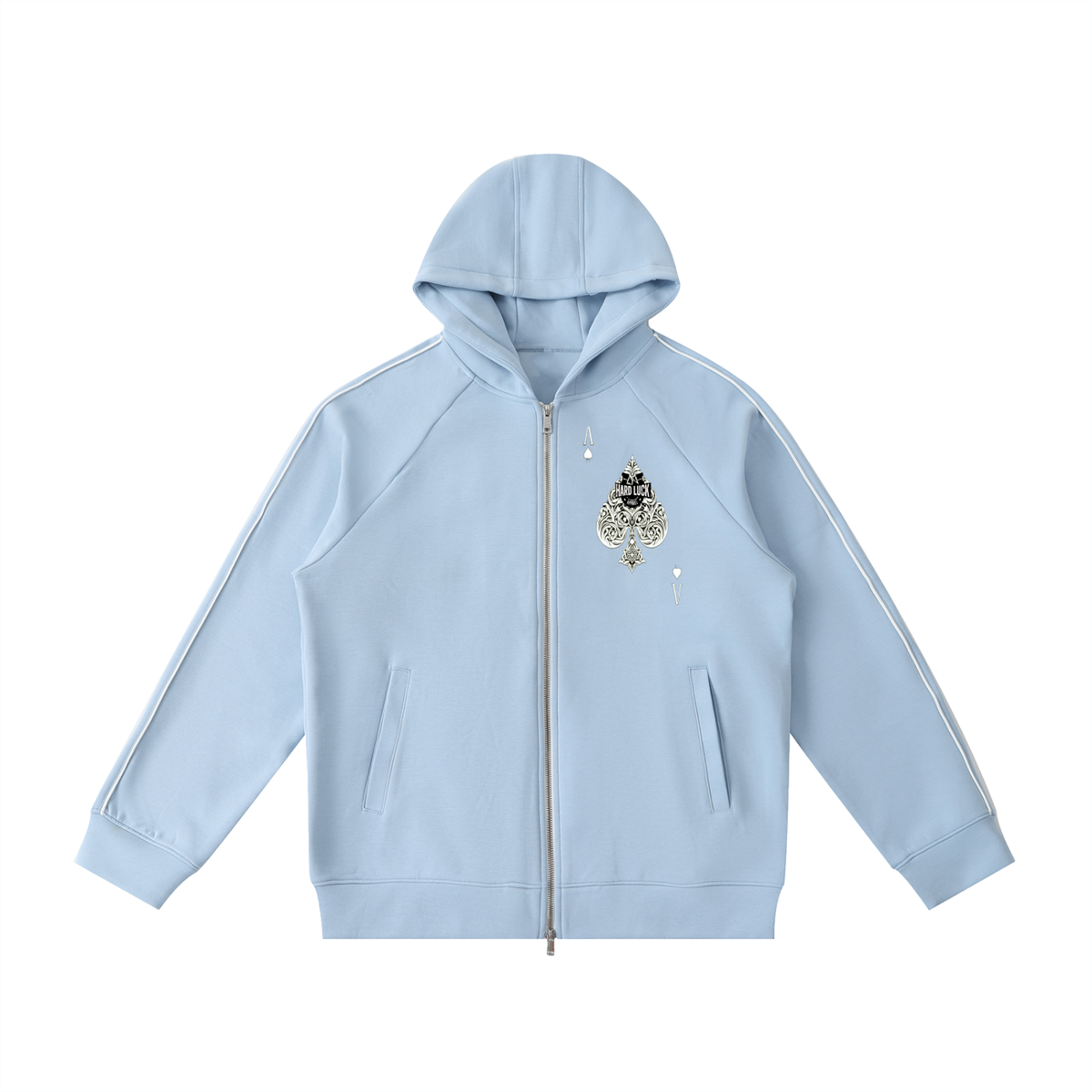 Hard Luck Apparel- Uptown Ace  Heavyweight Full Zip Hoodie