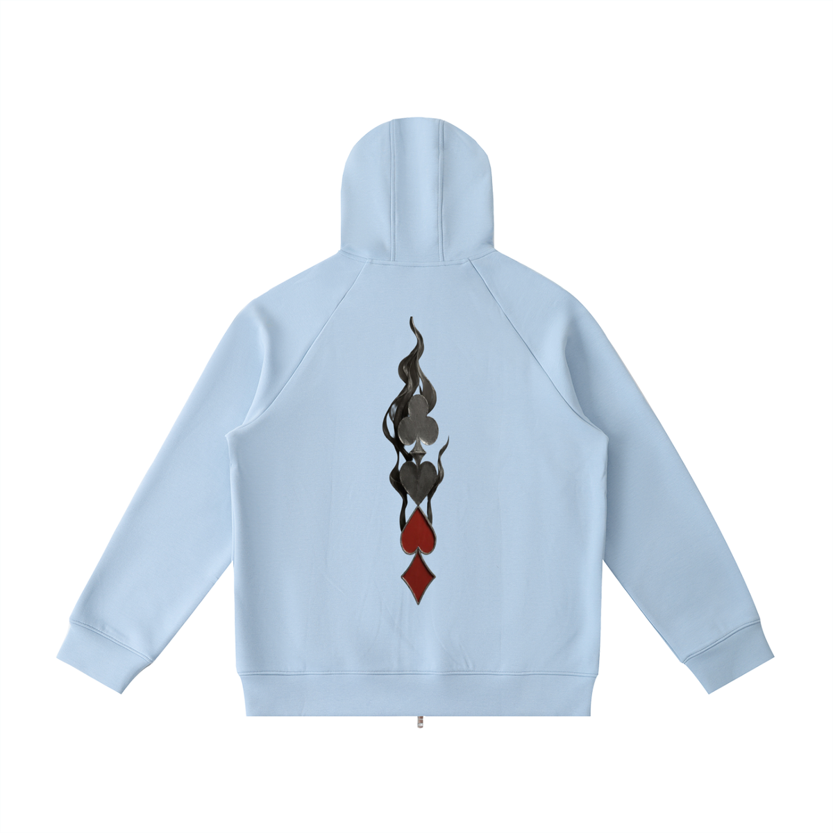 Hard Luck Apparel- Uptown Ace  Heavyweight Full Zip Hoodie