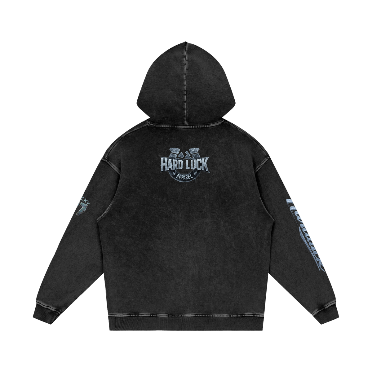 NY BUILT - Ice Storm 1977 Snow-Washed Heavyweight Hoodie