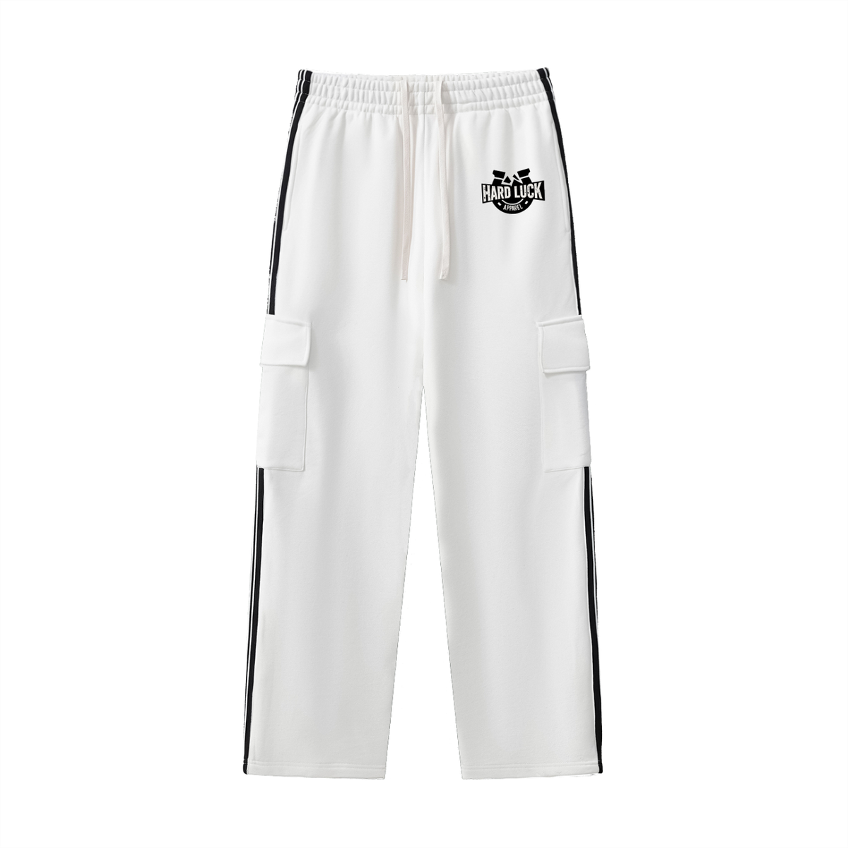 Side Stripe Straight-Leg Pants