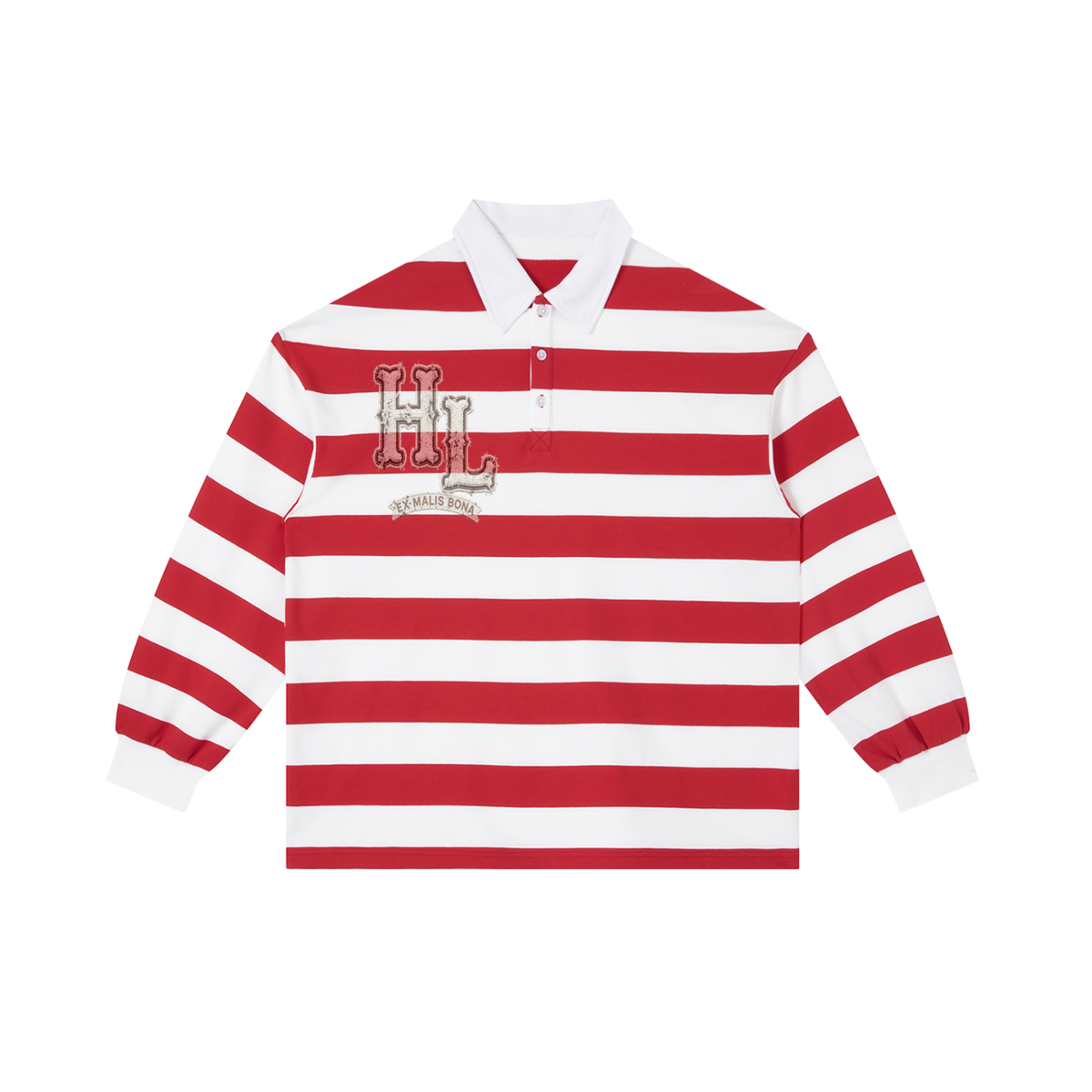 Est.1977 Heritage Stripe long sleeve  Polo Shirt