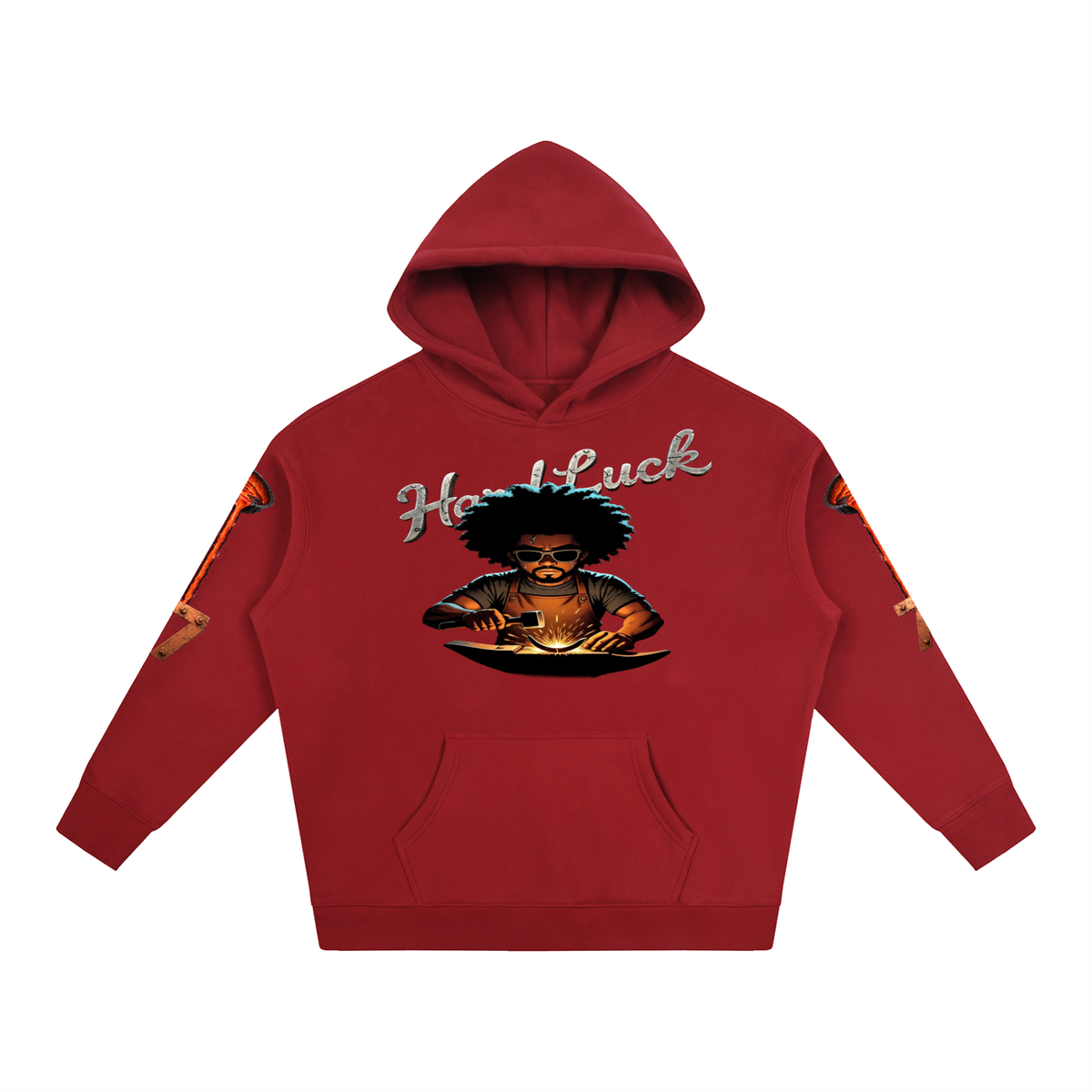 Blacksmith Forged 2.0 Hoodie | Heavyweight Streetwear Pullover | Hard Luck Apparel