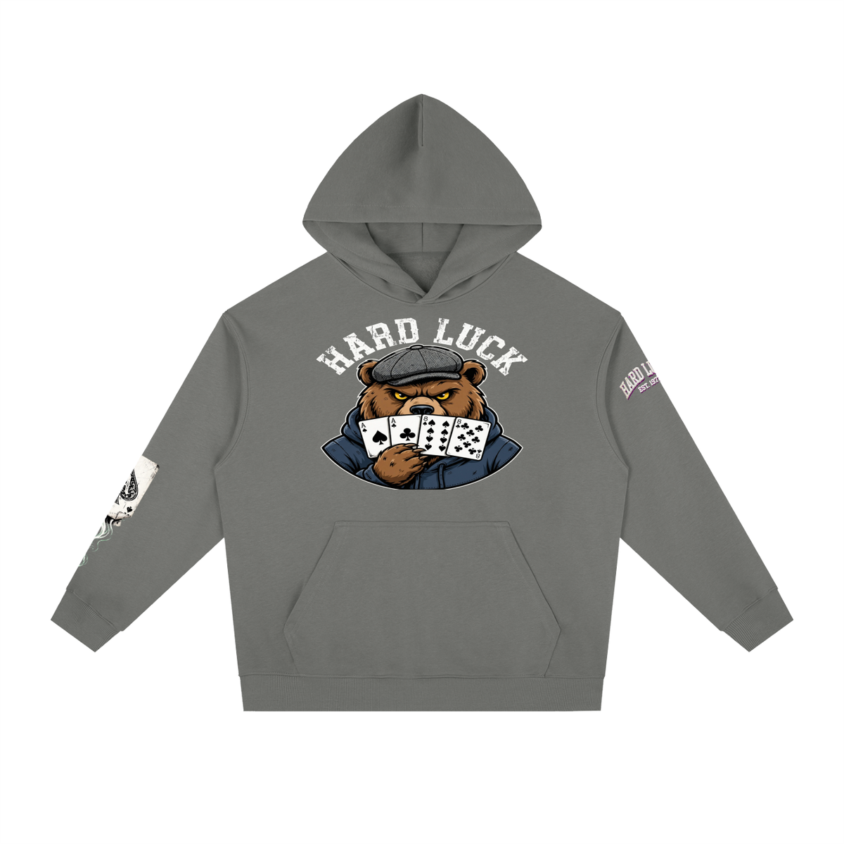 The Gambler: Ace Up the Sleeve Hoodie | Poker Streetwear | Hard Luck Apparel