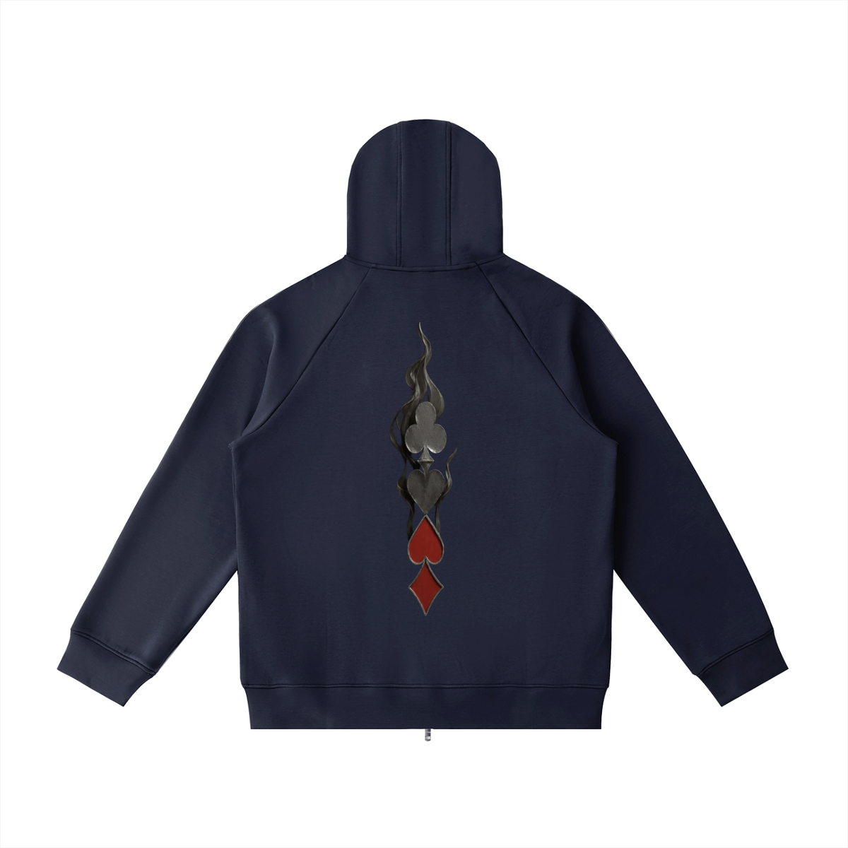 Hard Luck Apparel- Uptown Ace  Heavyweight Full Zip Hoodie