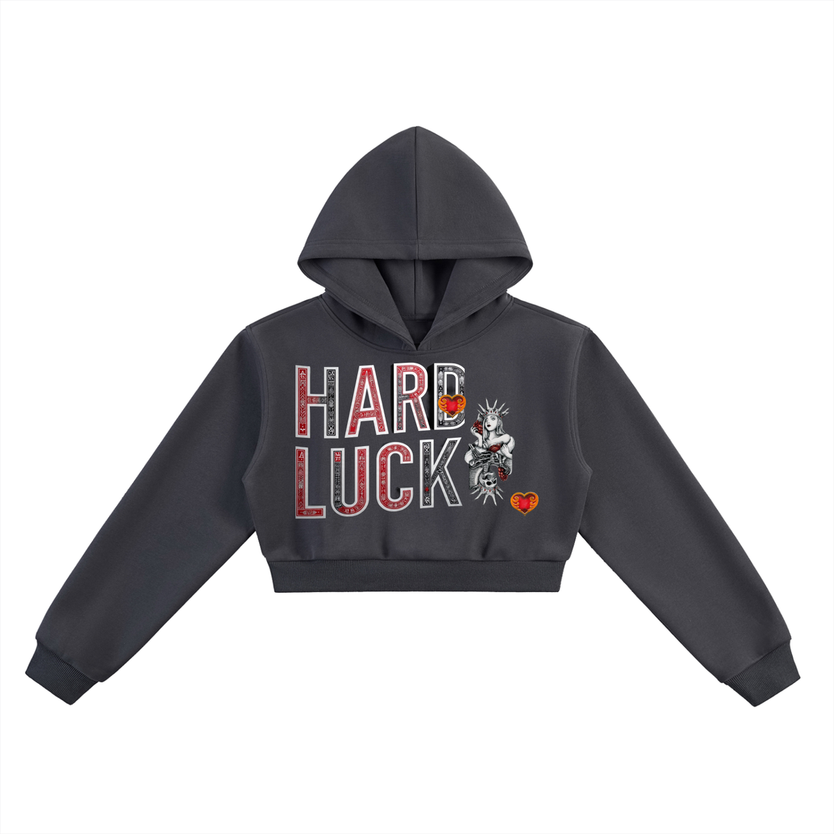 Queens Gambit Essential Cropped Hoodie