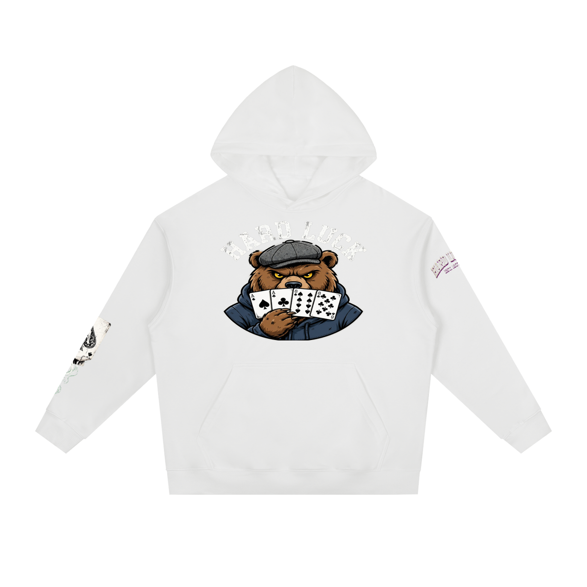 The Gambler: Ace Up the Sleeve Hoodie | Poker Streetwear | Hard Luck Apparel