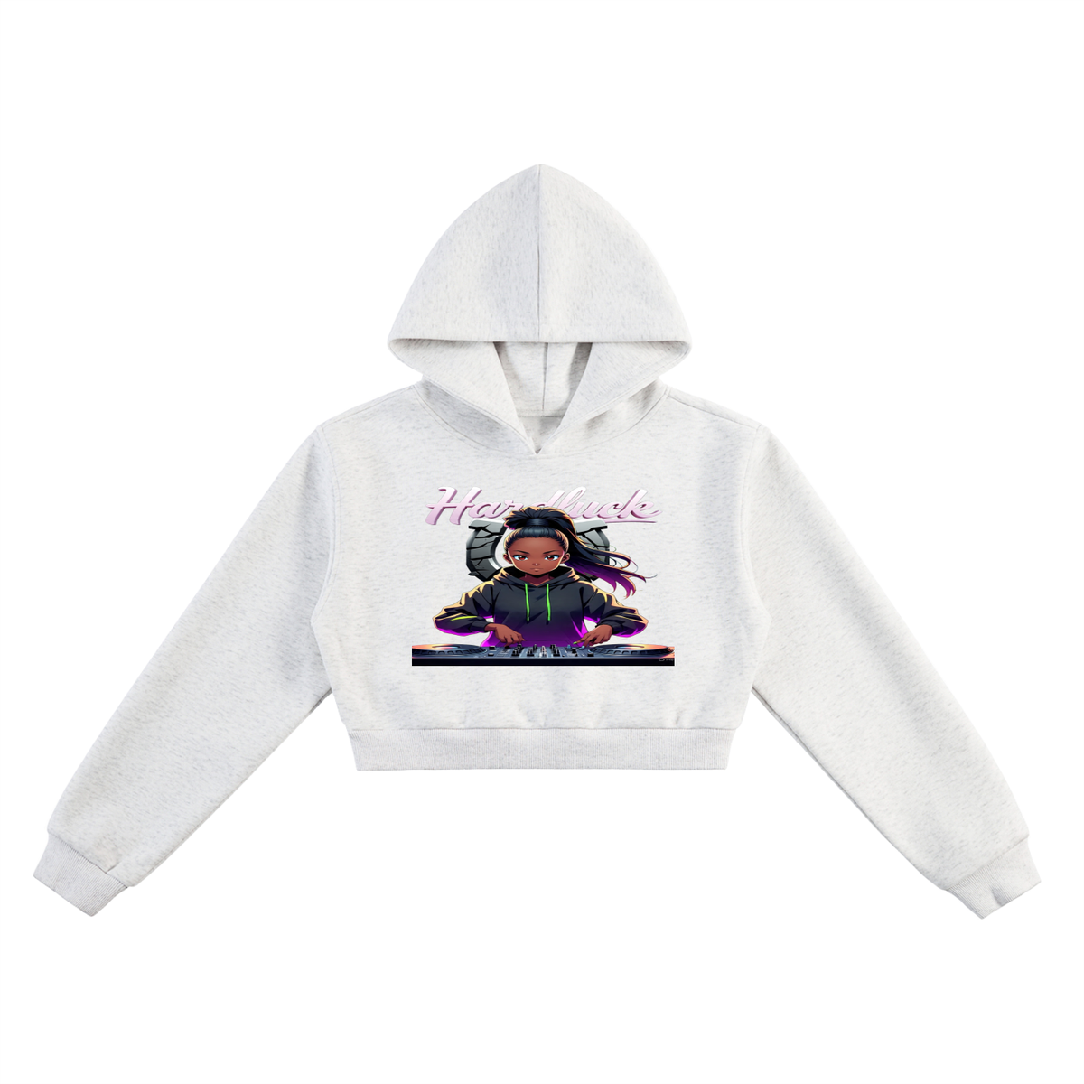 Lavender Virgo Essential Cropped Hoodie