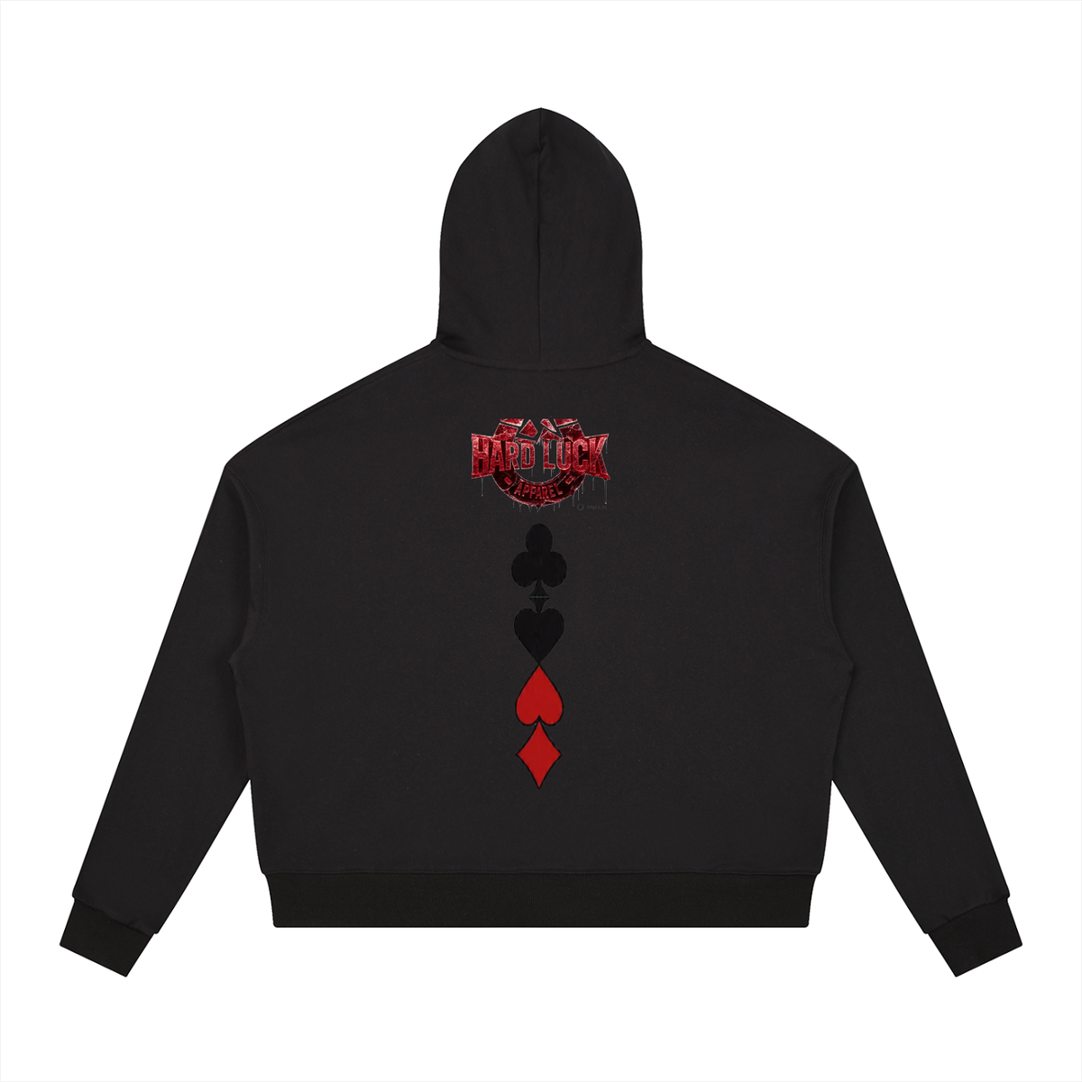 Live to Win Contrast Drawstring Hoodie