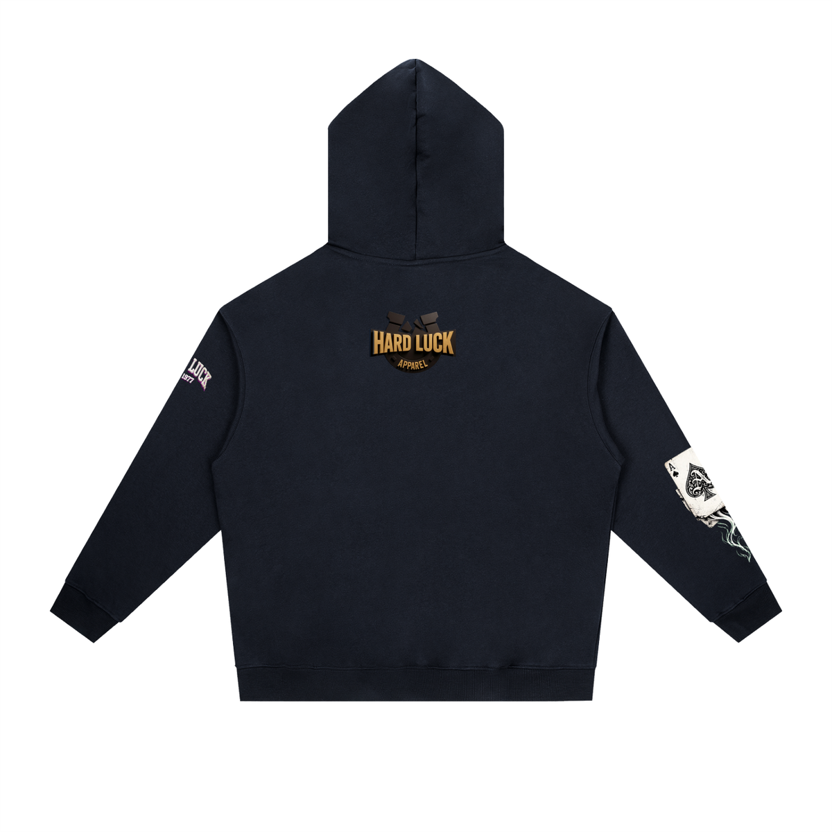 The Gambler: Ace Up the Sleeve Hoodie | Poker Streetwear | Hard Luck Apparel