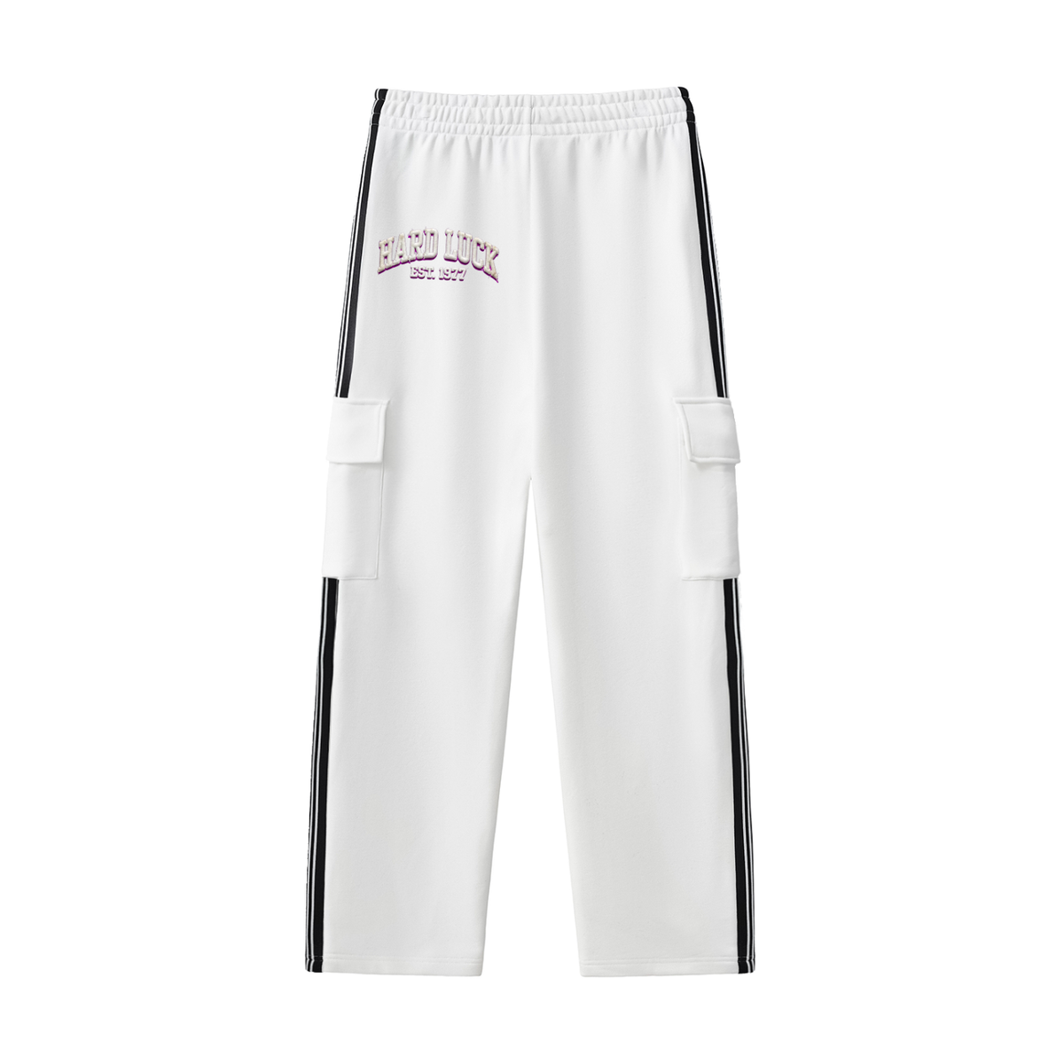 Solid Wall of Sound Side Stripe Straight Leg Pants | Hard Luck Apparel Streetwear