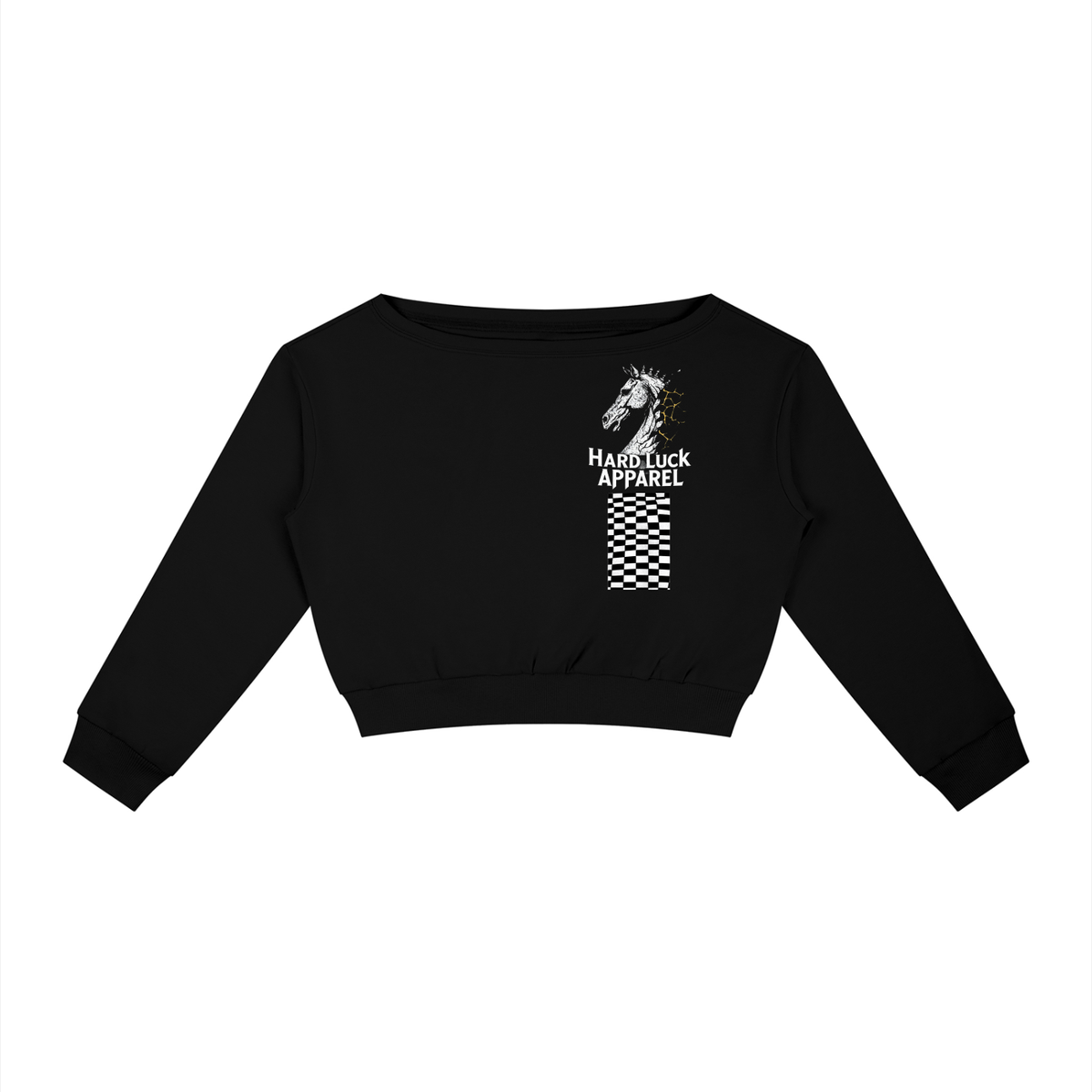 The Last Move Off-the-Shoulder Sweatshirt | Women's Streetwear Pullover | Hard Luck Apparel