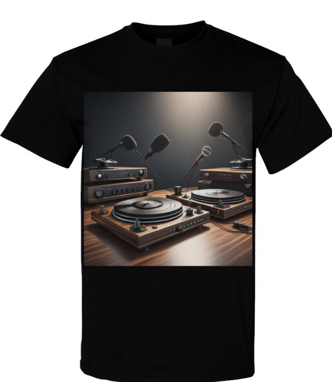A Few Turntables & Some Mics Hip Hop Graphic Tee