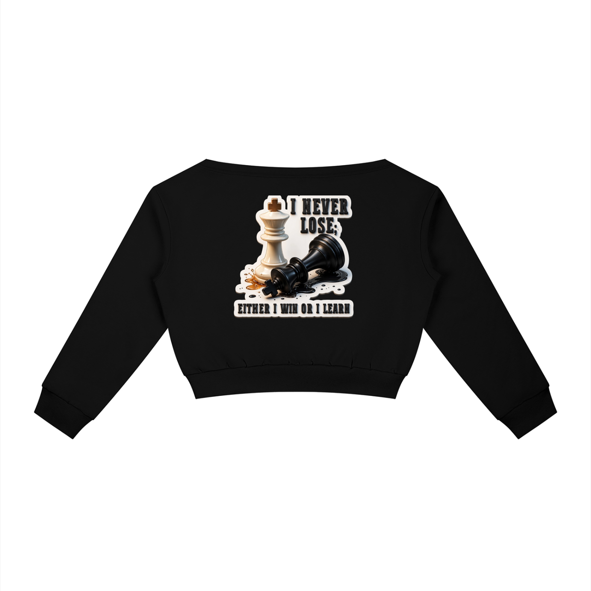 The Last Move Off-the-Shoulder Sweatshirt | Women's Streetwear Pullover | Hard Luck Apparel