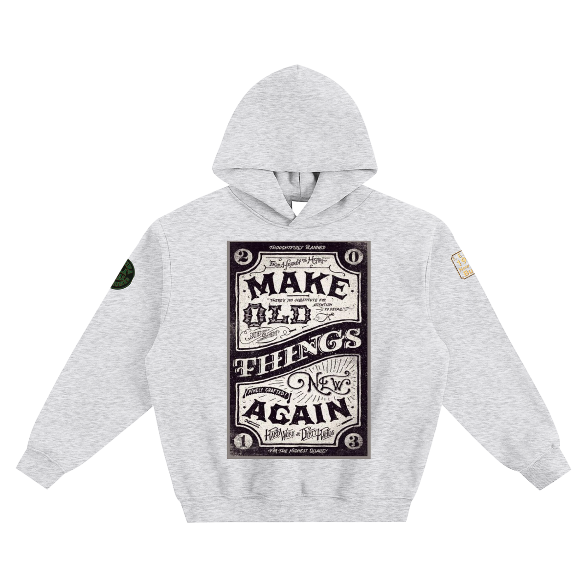 Renovation premium Fleeced Boxy Hoodie