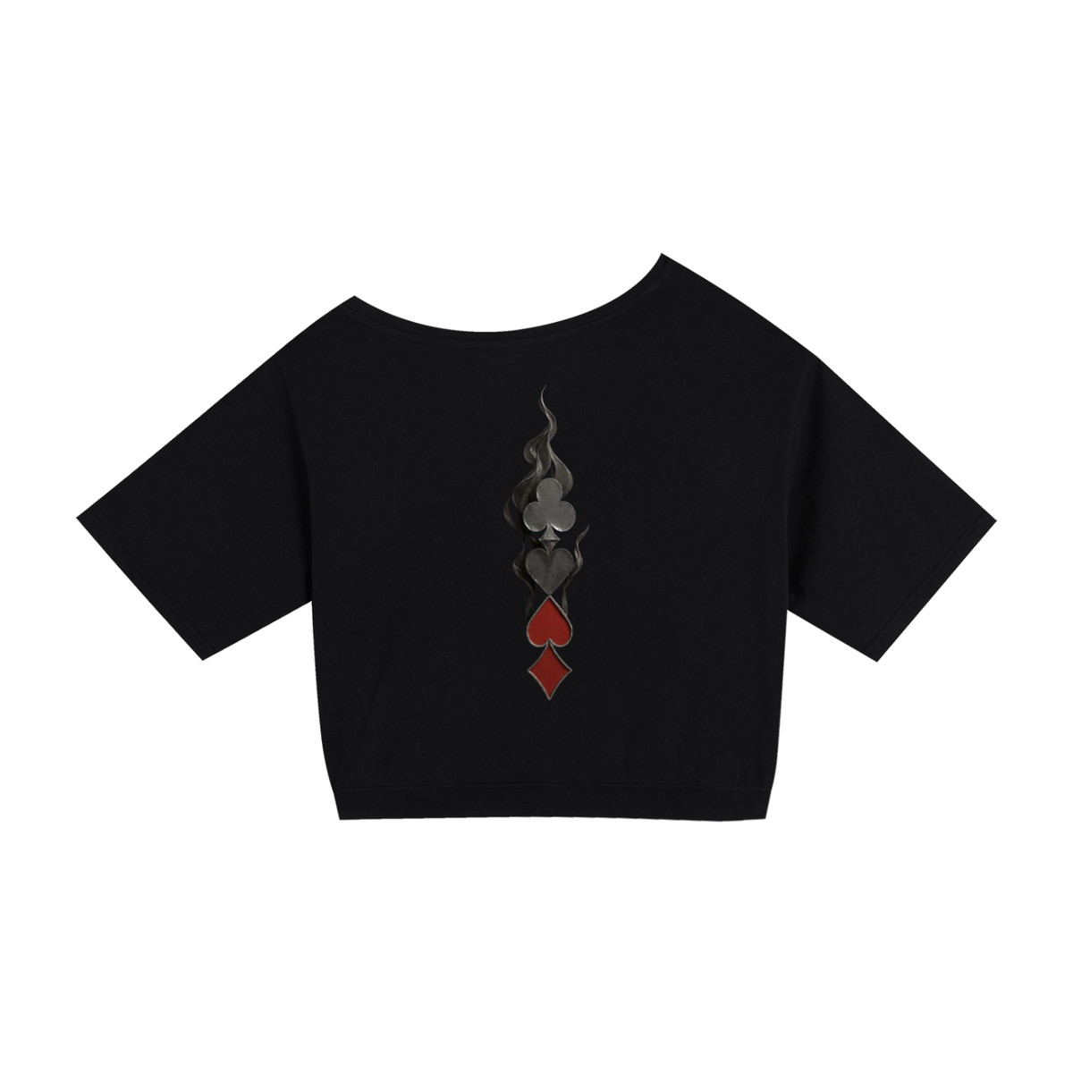 Uptown Ace Asymmetric Shoulder Oversized Cotton T-Shirt