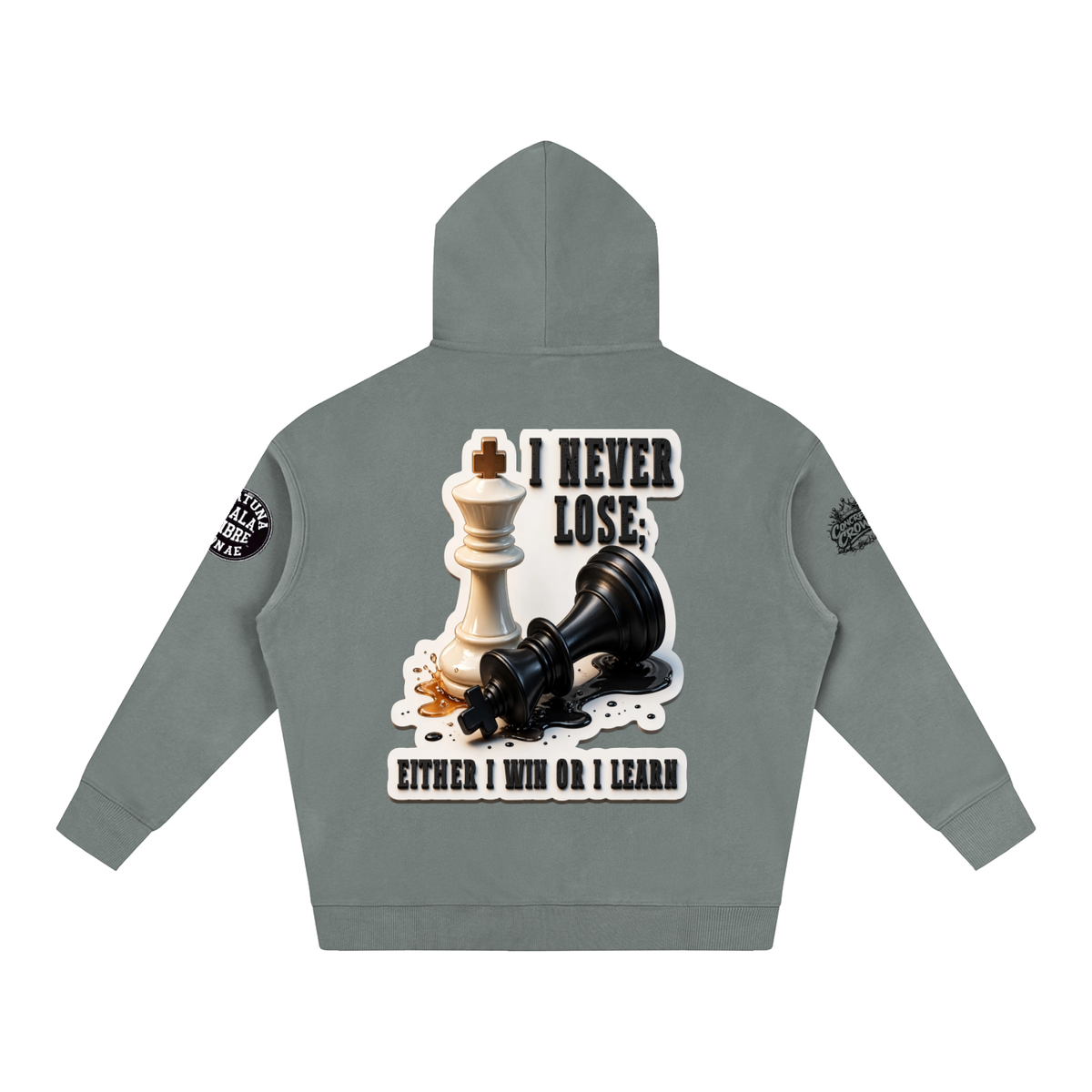 The Last Move Oversize Fleeced Hoodie