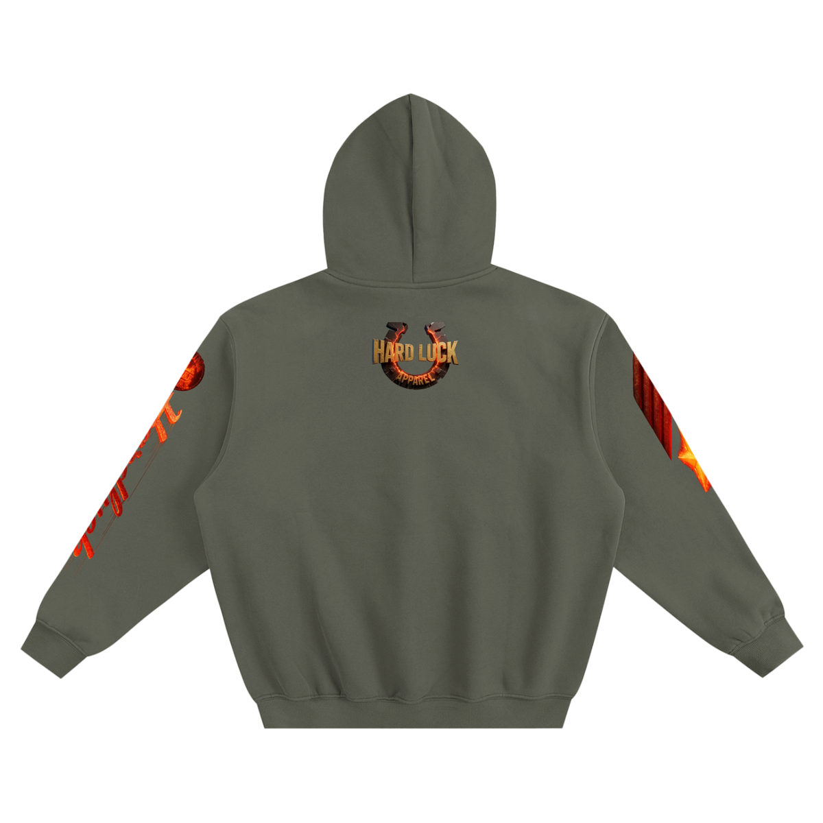 Fire Forged Iron Omen Fleeced Boxy Hoodie