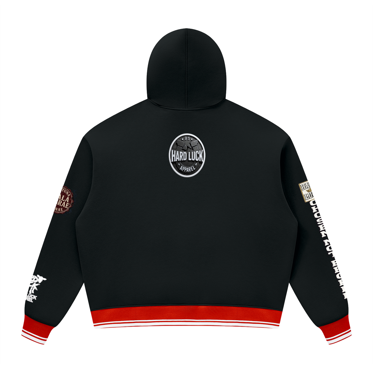 Chosen Not Broken Black Sheep Varsity Hoodie - Fortuna Seal Edition