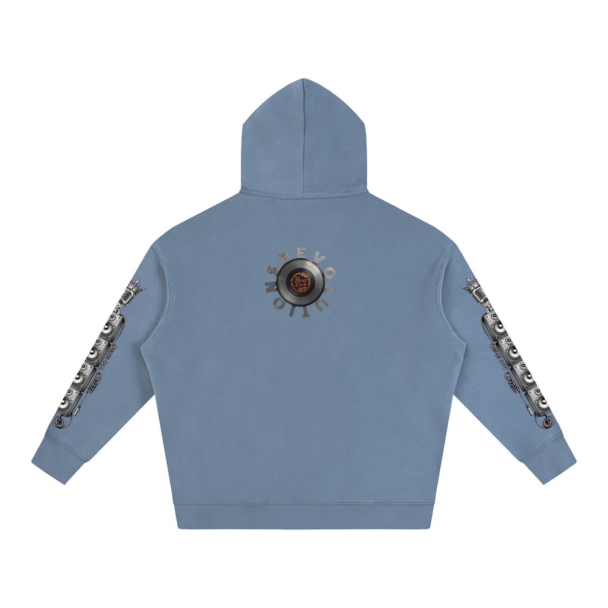Solid Wall of Sound Graphic Hoodie | DJ & Streetwear | Hard Luck Apparel