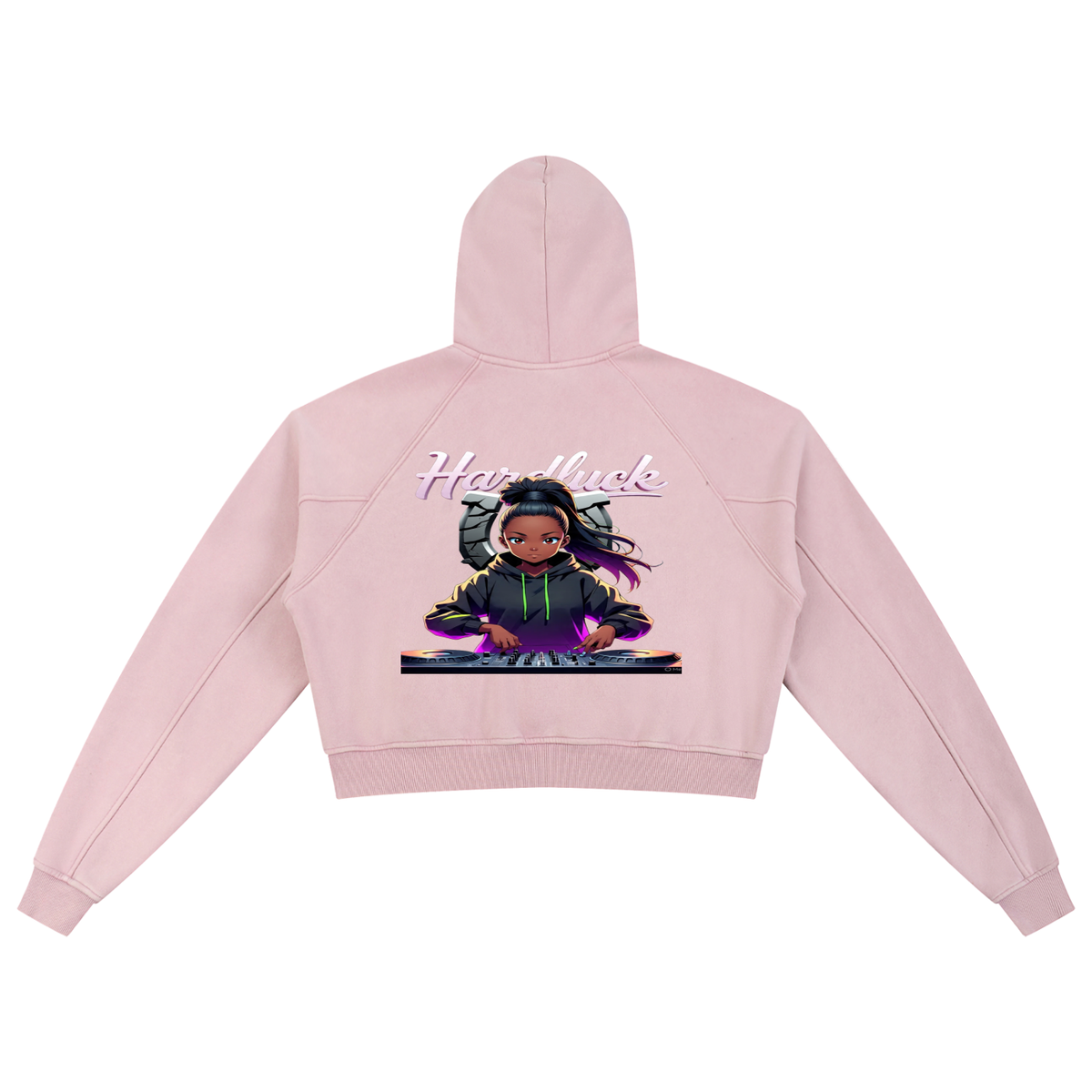 The Lavender Virgo Show  Cropped Hoodie