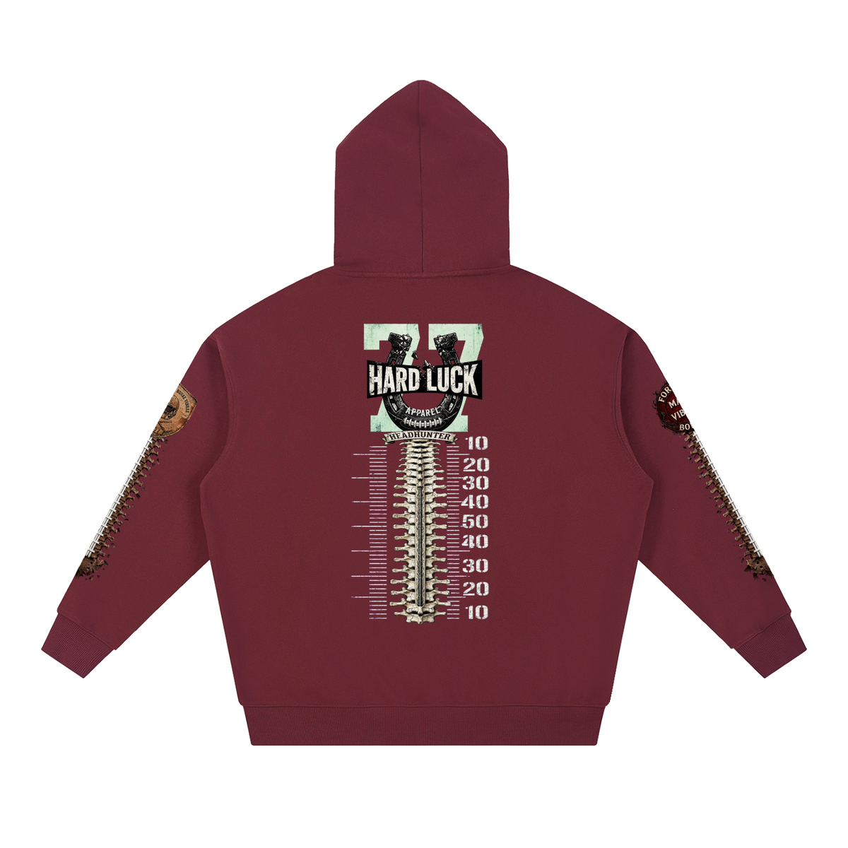 GRIDIRON GUT CHECK — HEADHUNTER 77 CAPTAIN HEAVYWEIGHT HOODIE