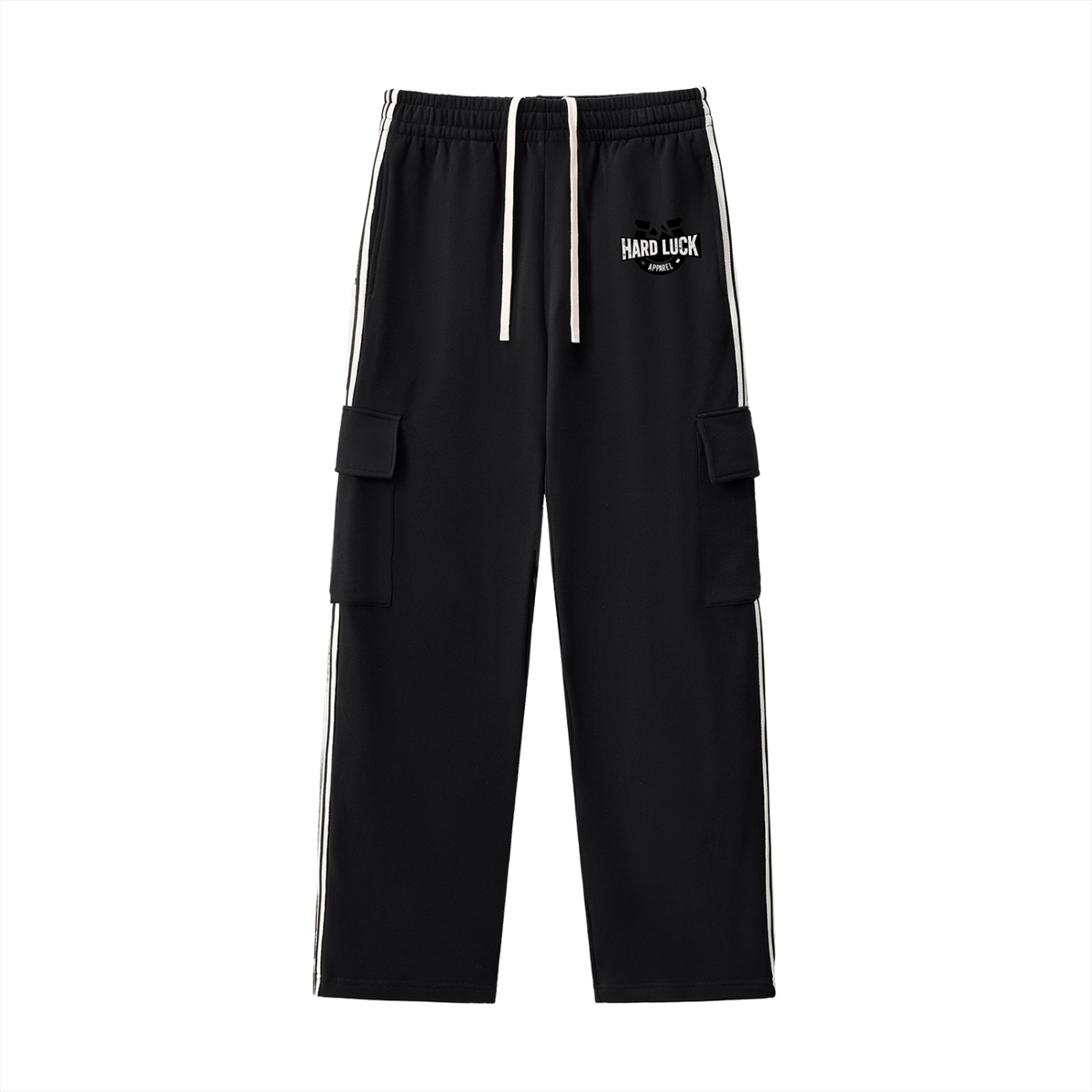 Side Stripe Straight-Leg Pants