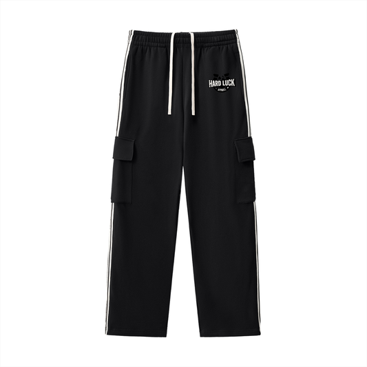 Side Stripe Straight-Leg Pants