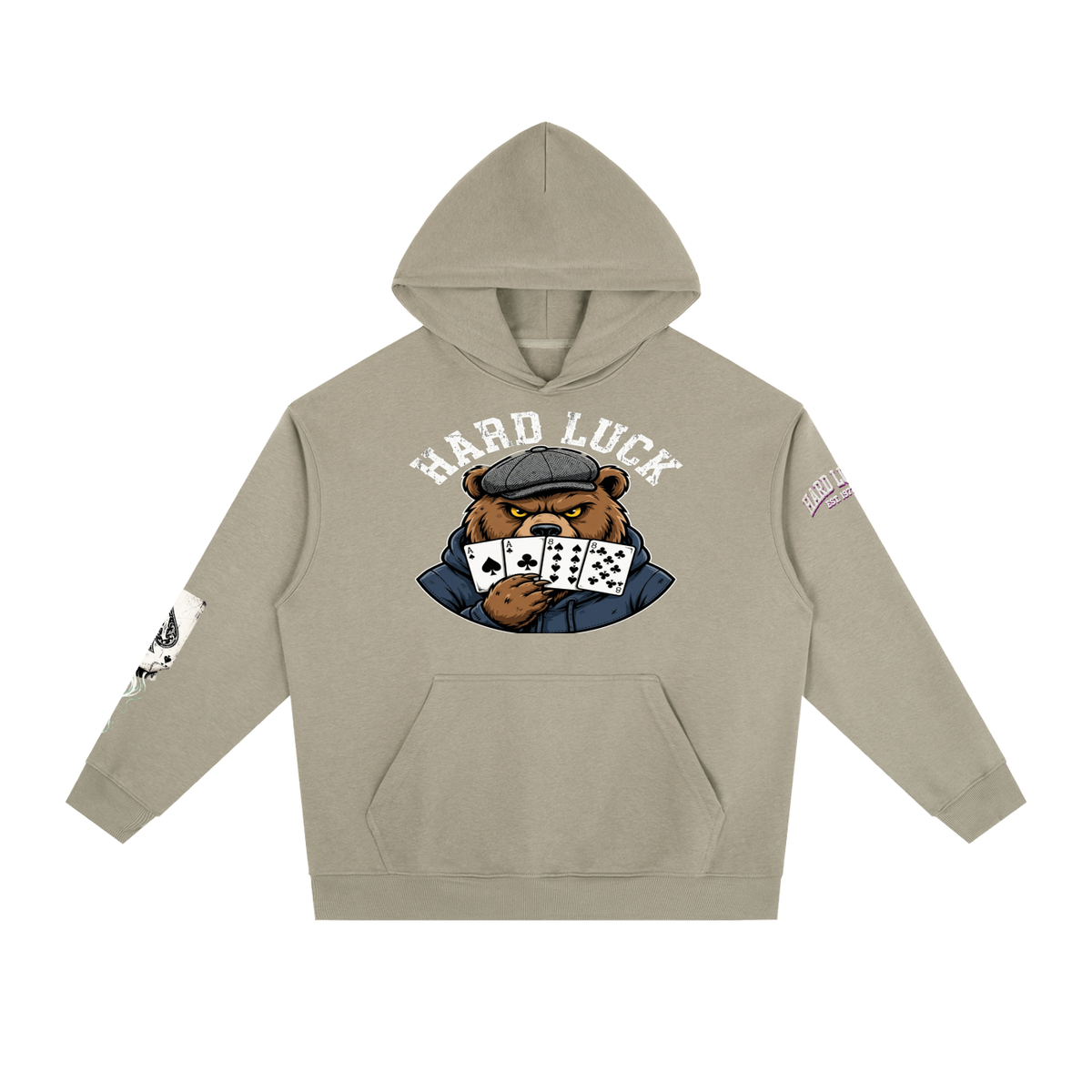 The Gambler: Ace Up the Sleeve Hoodie | Poker Streetwear | Hard Luck Apparel