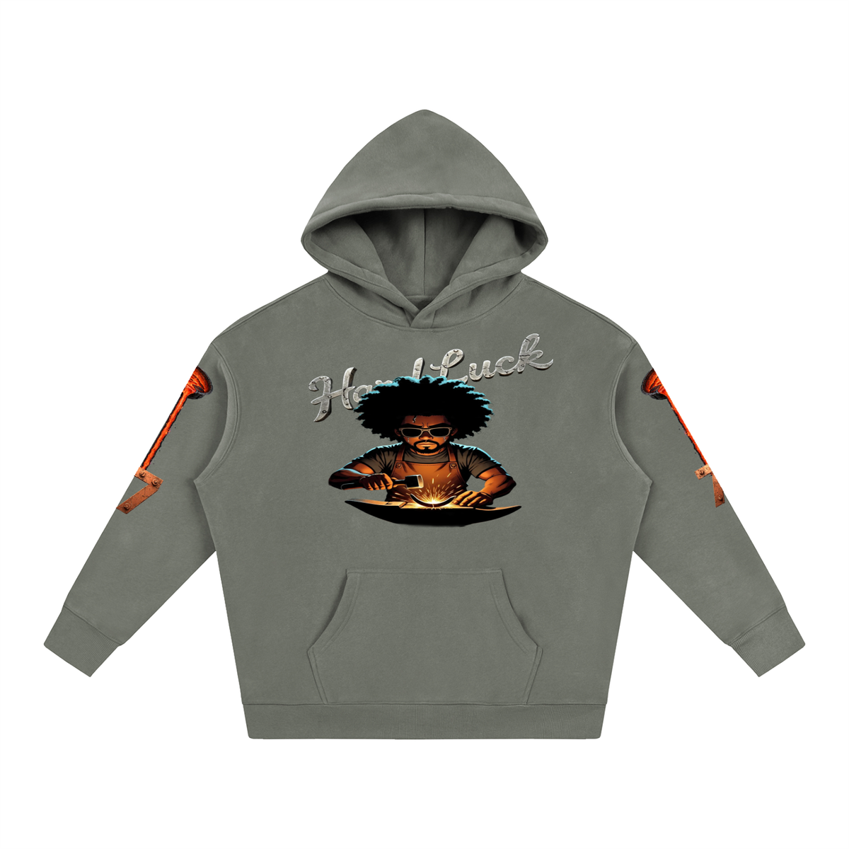 Blacksmith Forged 2.0 Hoodie | Heavyweight Streetwear Pullover | Hard Luck Apparel