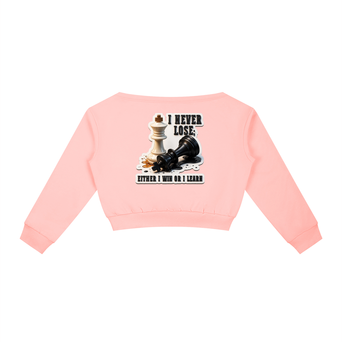 The Last Move Off-the-Shoulder Sweatshirt | Women's Streetwear Pullover | Hard Luck Apparel
