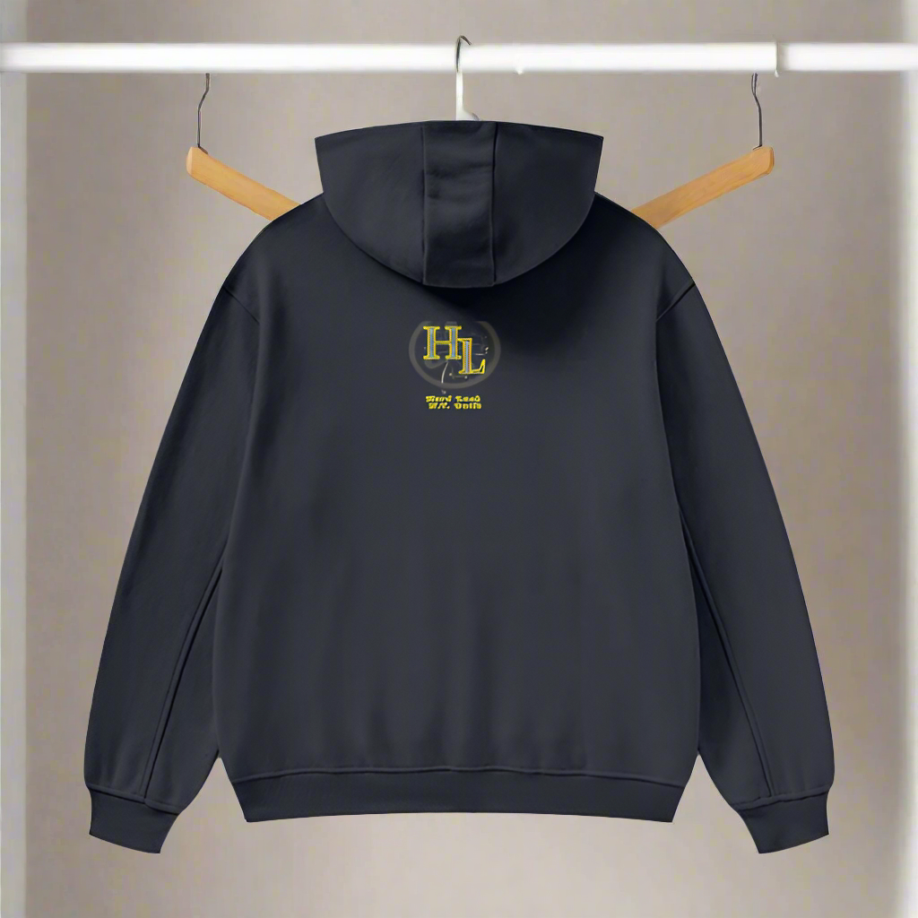 Bus Stop High Neck Fleece Hoodie | Heavyweight Streetwear Pullover | Hard Luck Apparel