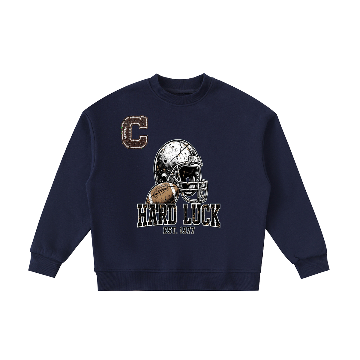 THE HEADHUNTER KIDS CREWNECK - Gridiron Gut Check Youth Crewneck Sweatshirt | Hard Luck Apparel