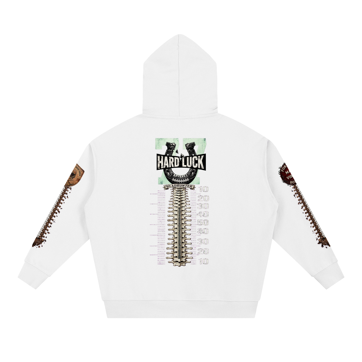 GRIDIRON GUT CHECK — HEADHUNTER 77 CAPTAIN HEAVYWEIGHT HOODIE