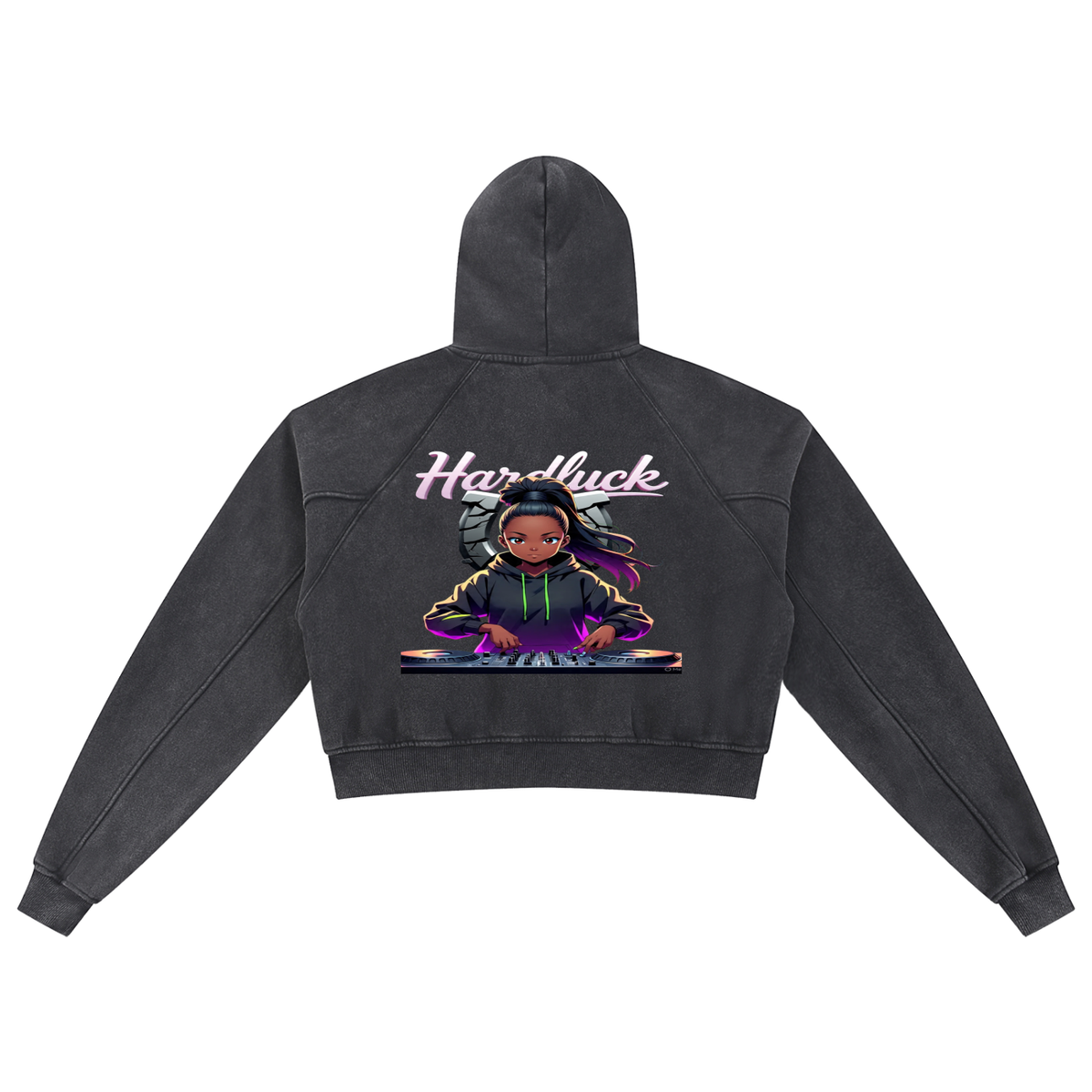 The Lavender Virgo Show  Cropped Hoodie