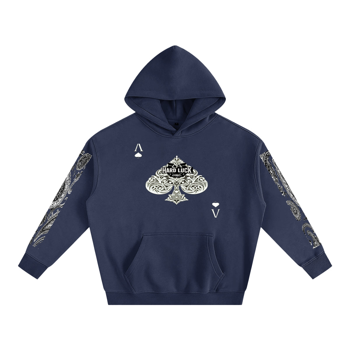 Hard Luck Apparel – Uptown Ace  Fleeced Hoodie