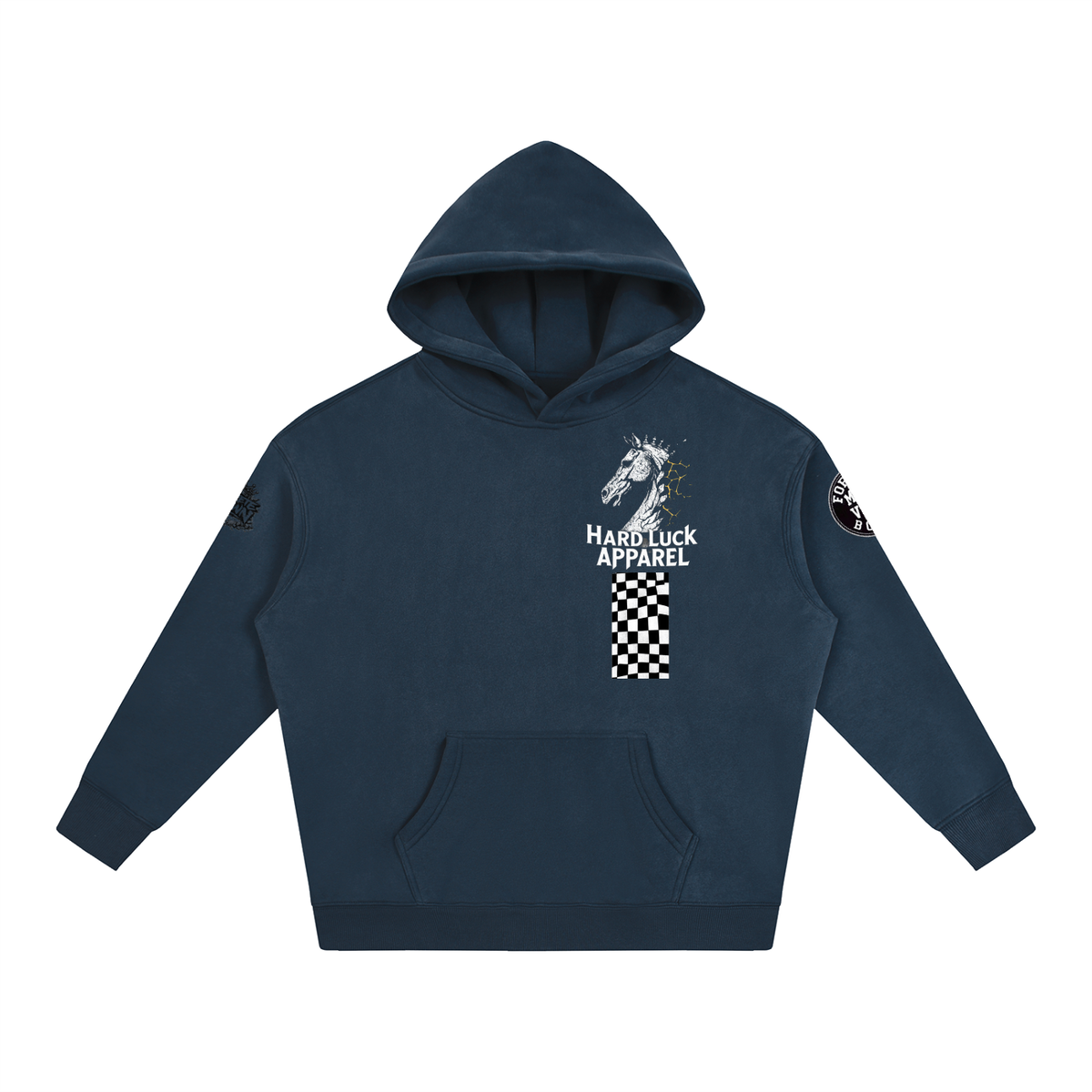 The Last Move Oversize Fleeced Hoodie
