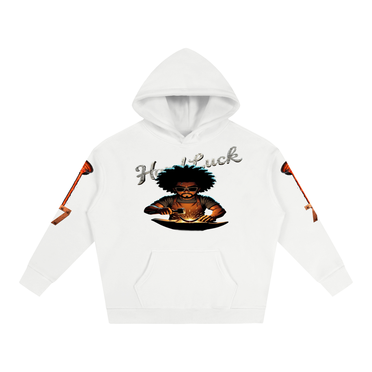 Blacksmith Forged 2.0 Hoodie | Heavyweight Streetwear Pullover | Hard Luck Apparel