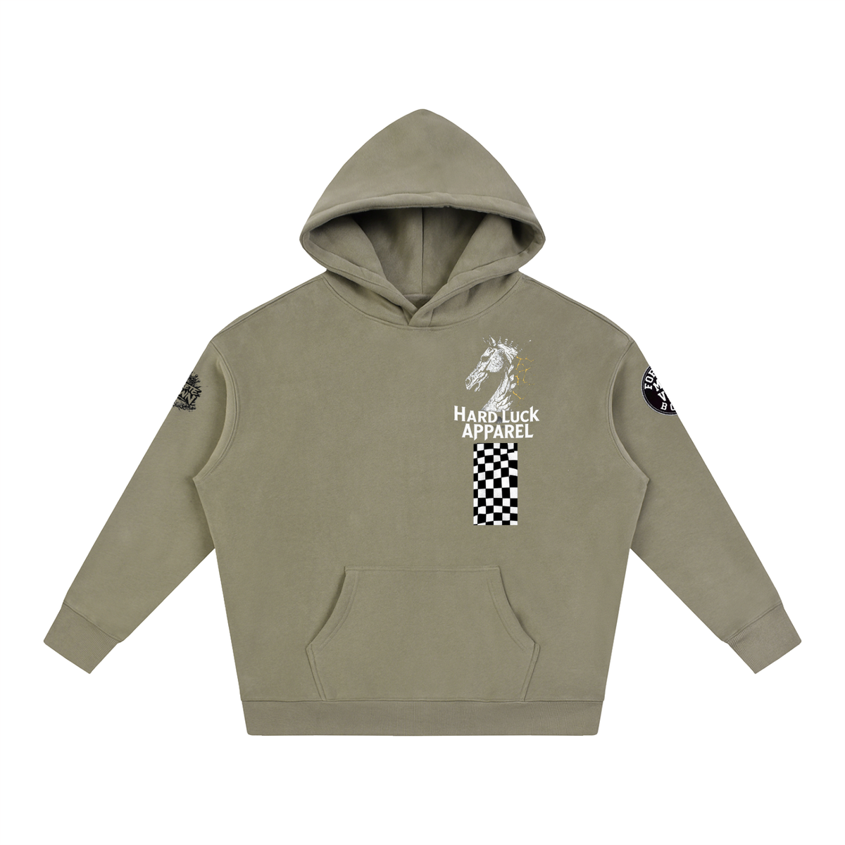 The Last Move Oversize Fleeced Hoodie