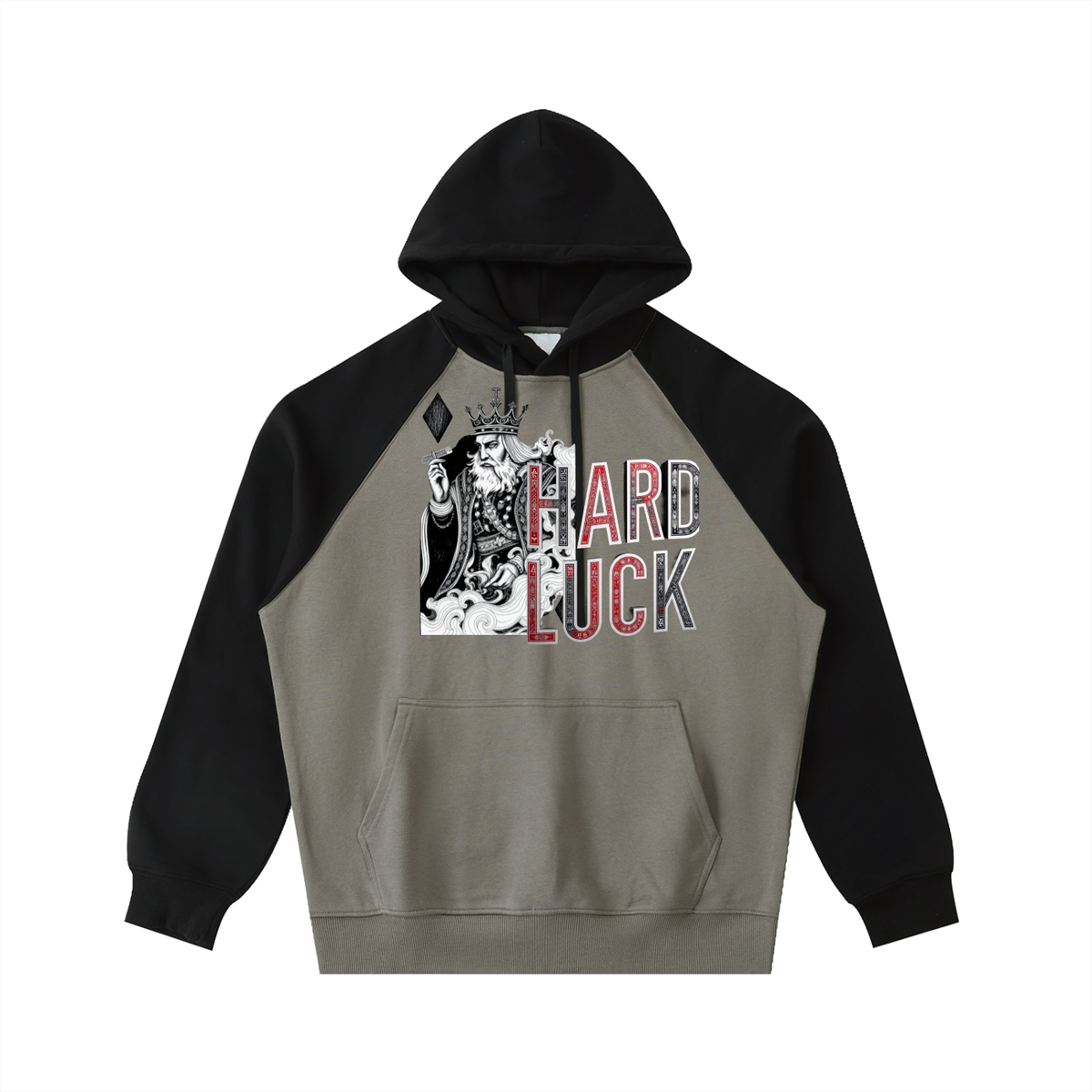 Smoked Kings  Raglan Sleeve Hoodie
