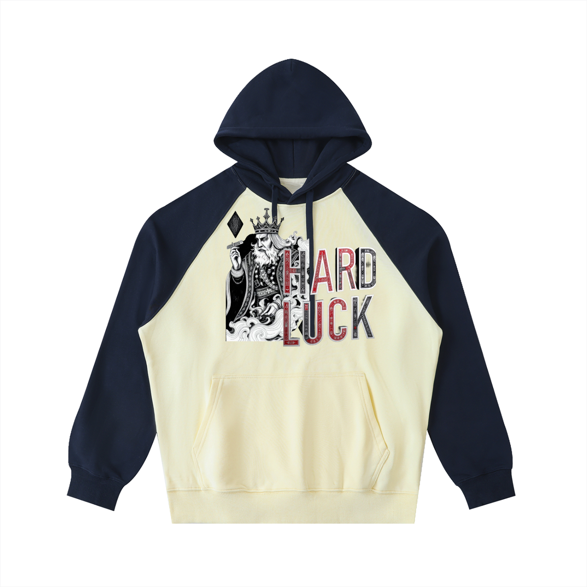 Smoked Kings  Raglan Sleeve Hoodie