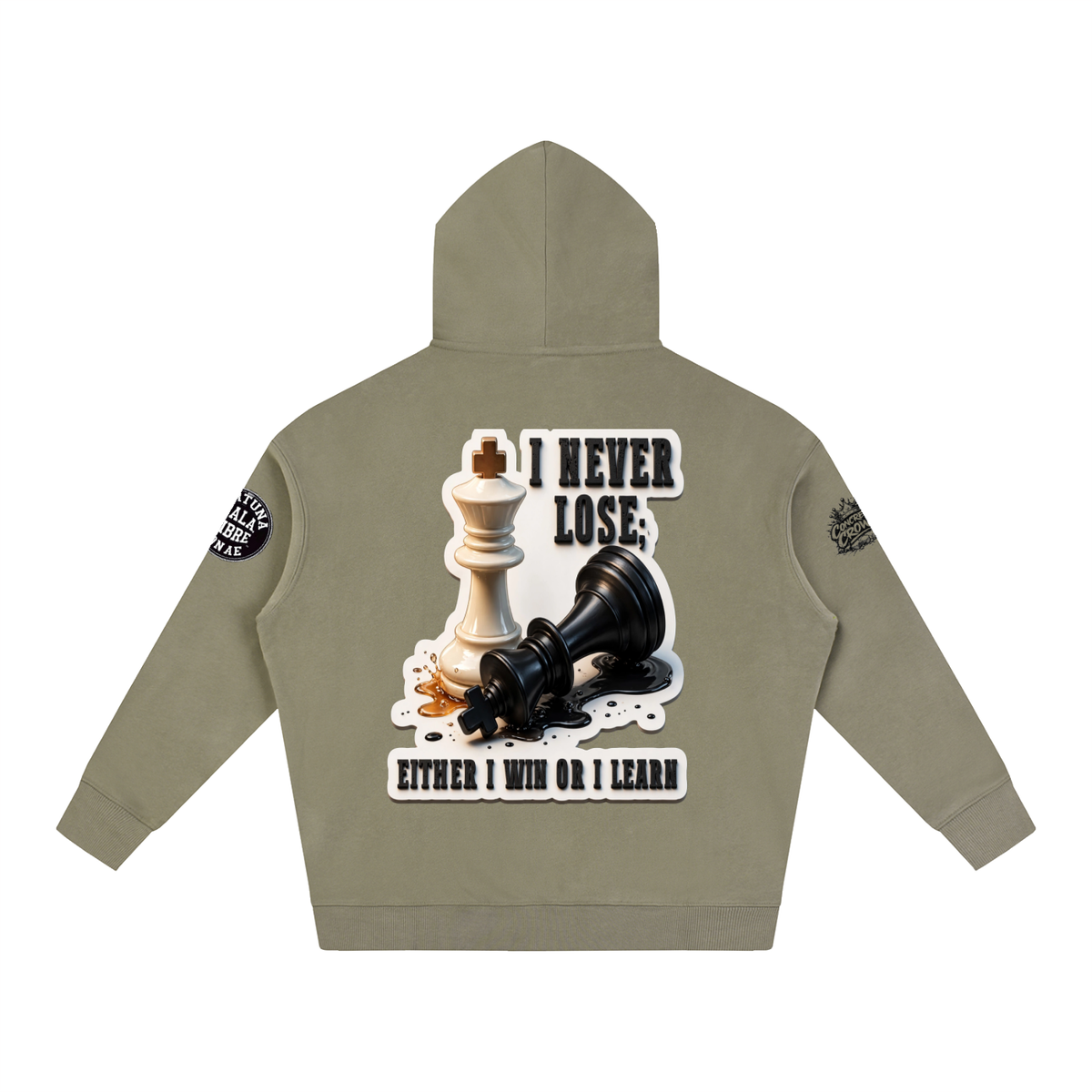 The Last Move Oversize Fleeced Hoodie