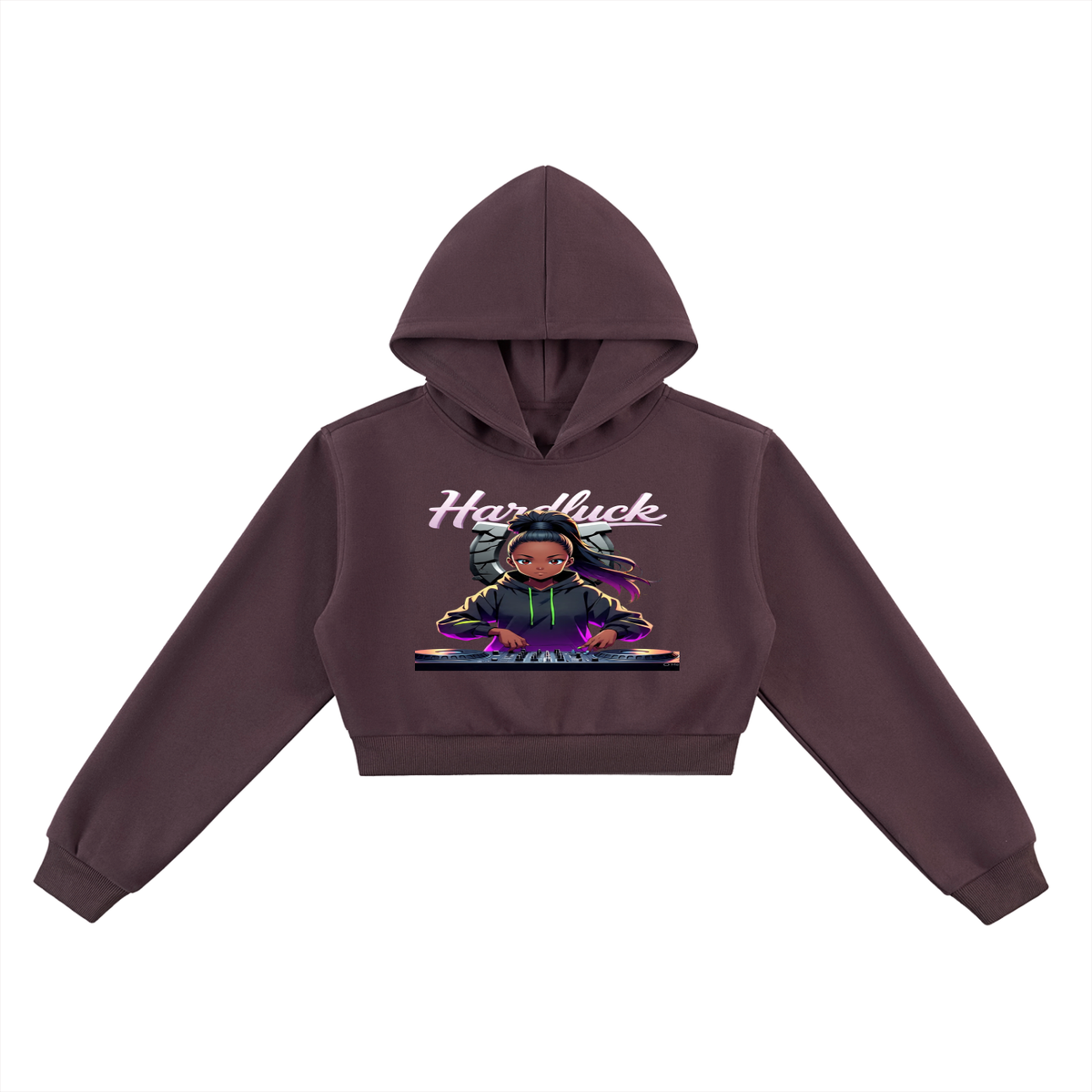 Lavender Virgo Essential Cropped Hoodie
