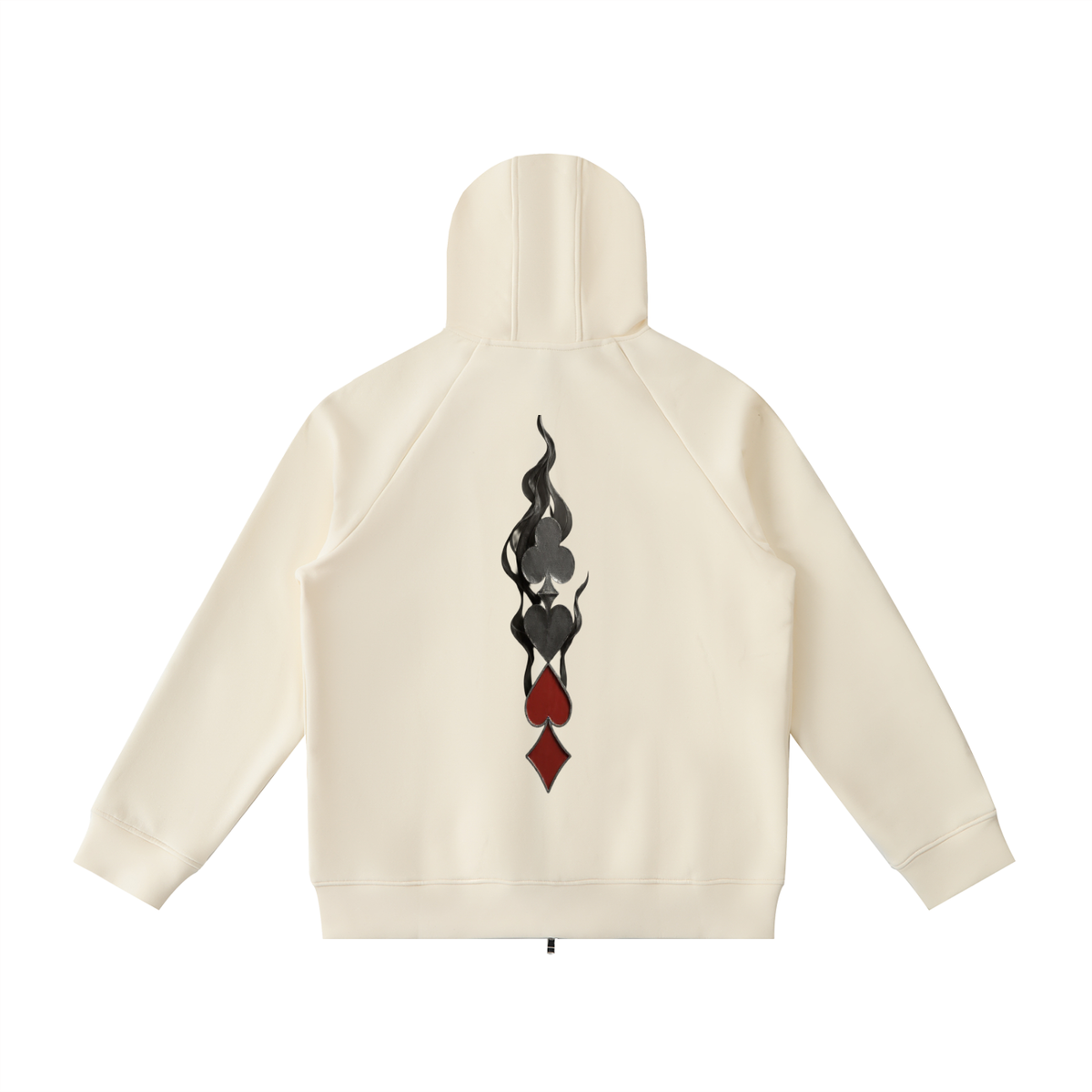 Hard Luck Apparel- Uptown Ace  Heavyweight Full Zip Hoodie