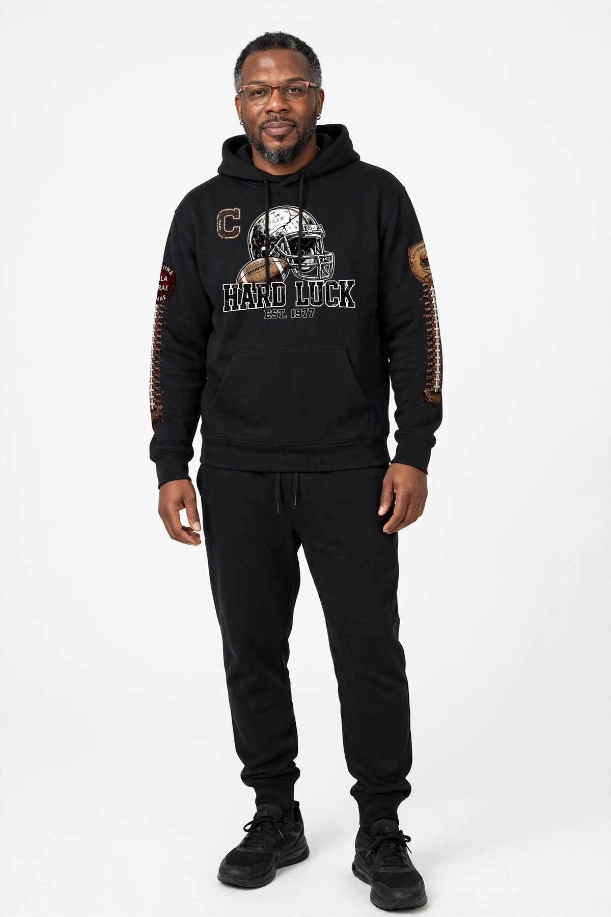 GRIDIRON GUT CHECK — HEADHUNTER 77 CAPTAIN HEAVYWEIGHT HOODIE